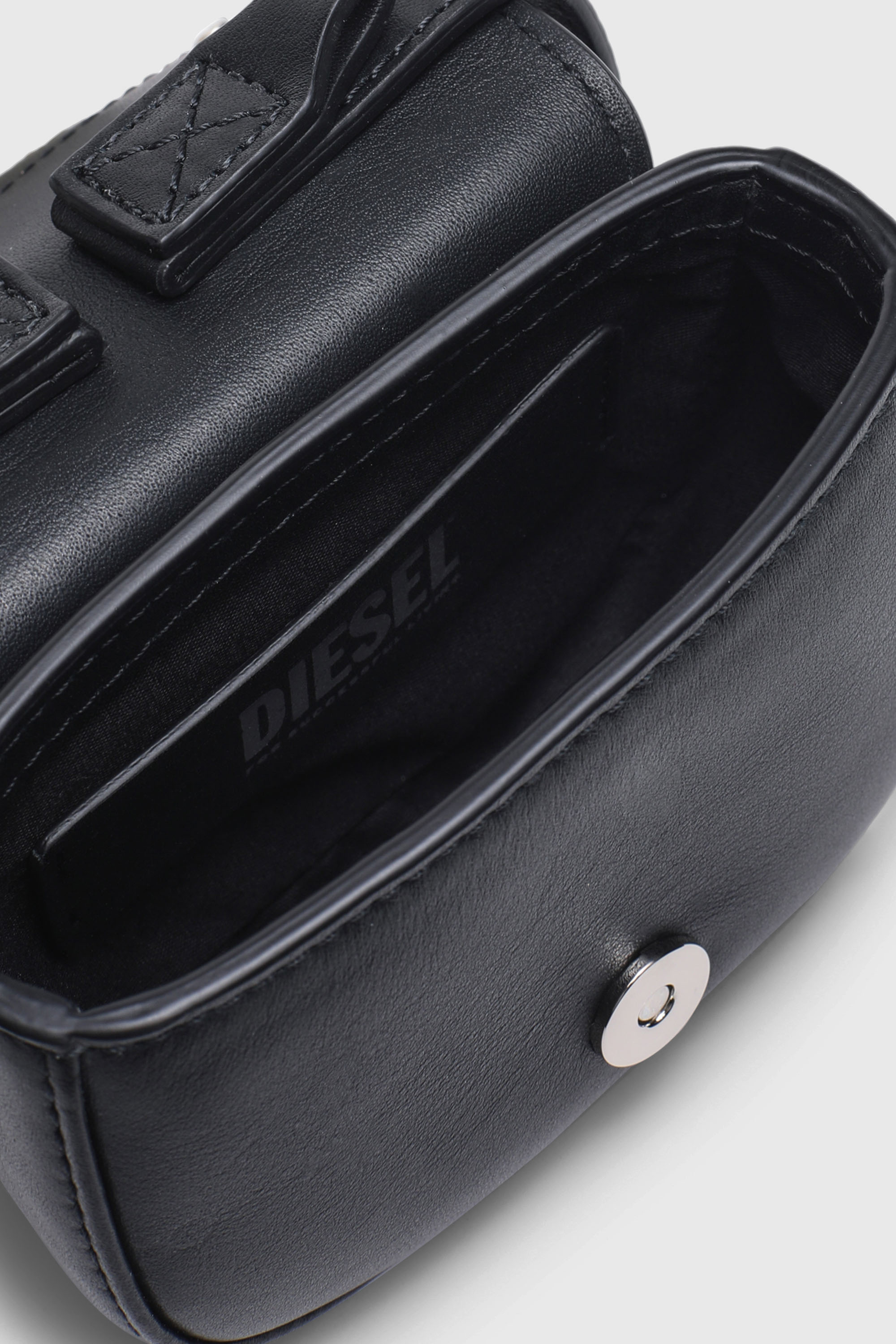 Diesel - 1DR XS, Female's カウレザーショルダーバッグXS in ブラック - 2