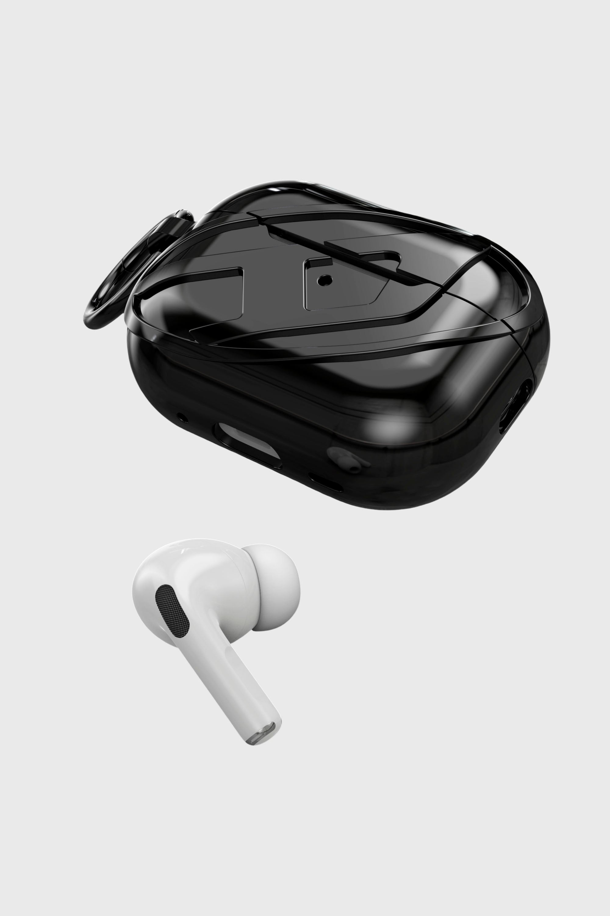 Diesel - 60275 MOULDED CASE, Unisex's Airpods Case Airpods Pro / Pro 2 in ブラック - 4