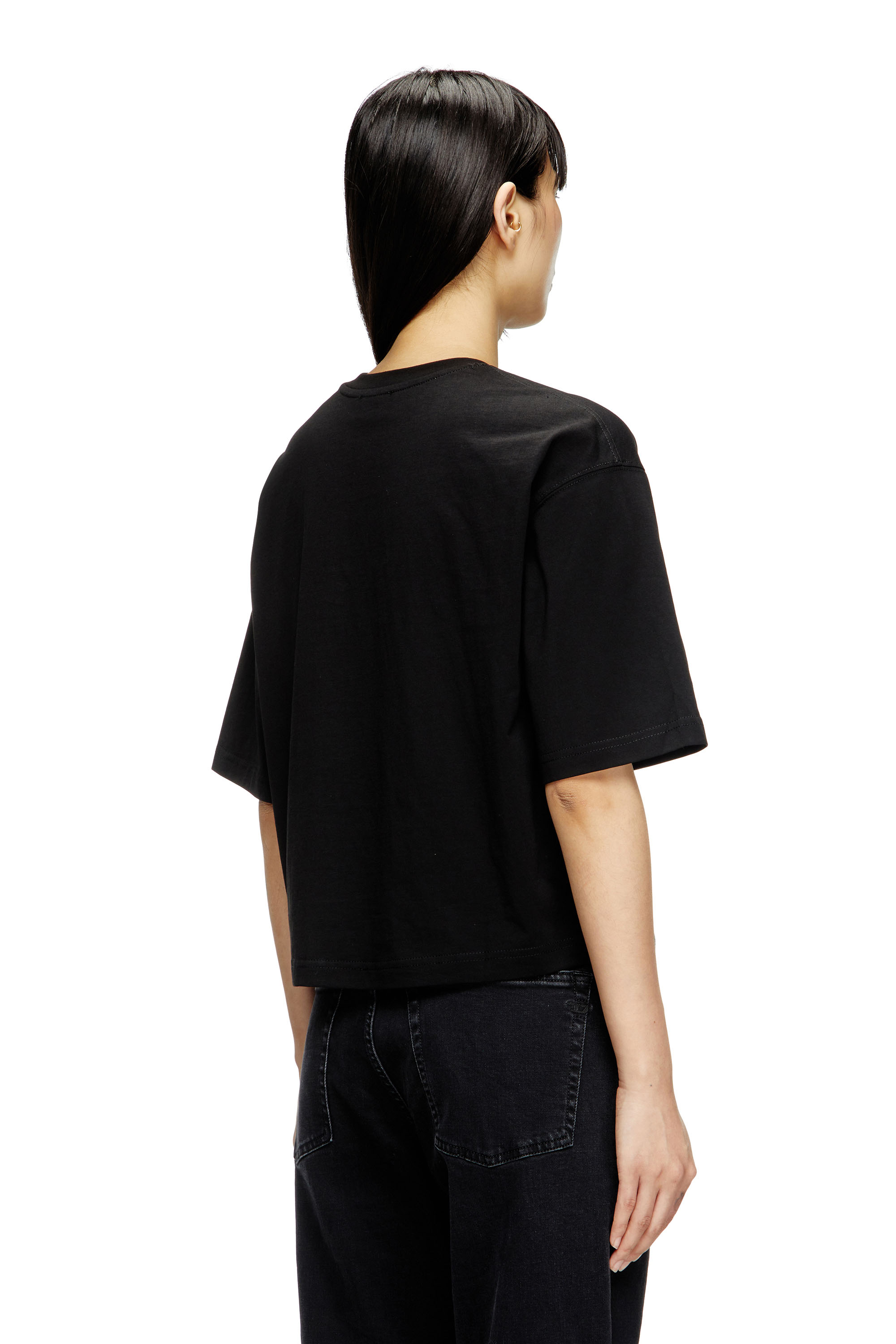 Diesel - T-ROWY-OD, Female's Tシャツ in ブラック - 4