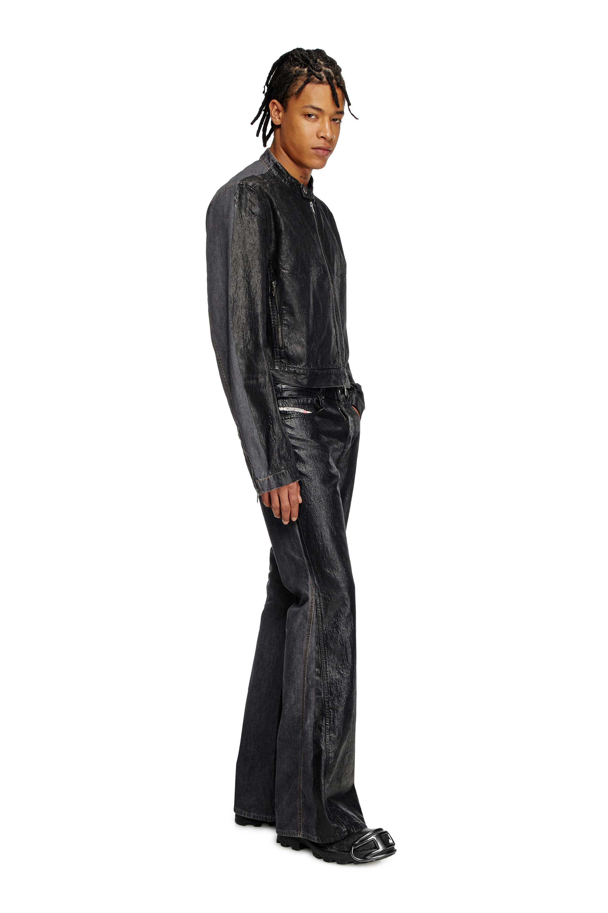 Diesel - Unisex's Bootcut Jeans 1998 D-Buck 0DBCV, ブラック/ダークグレー - 2