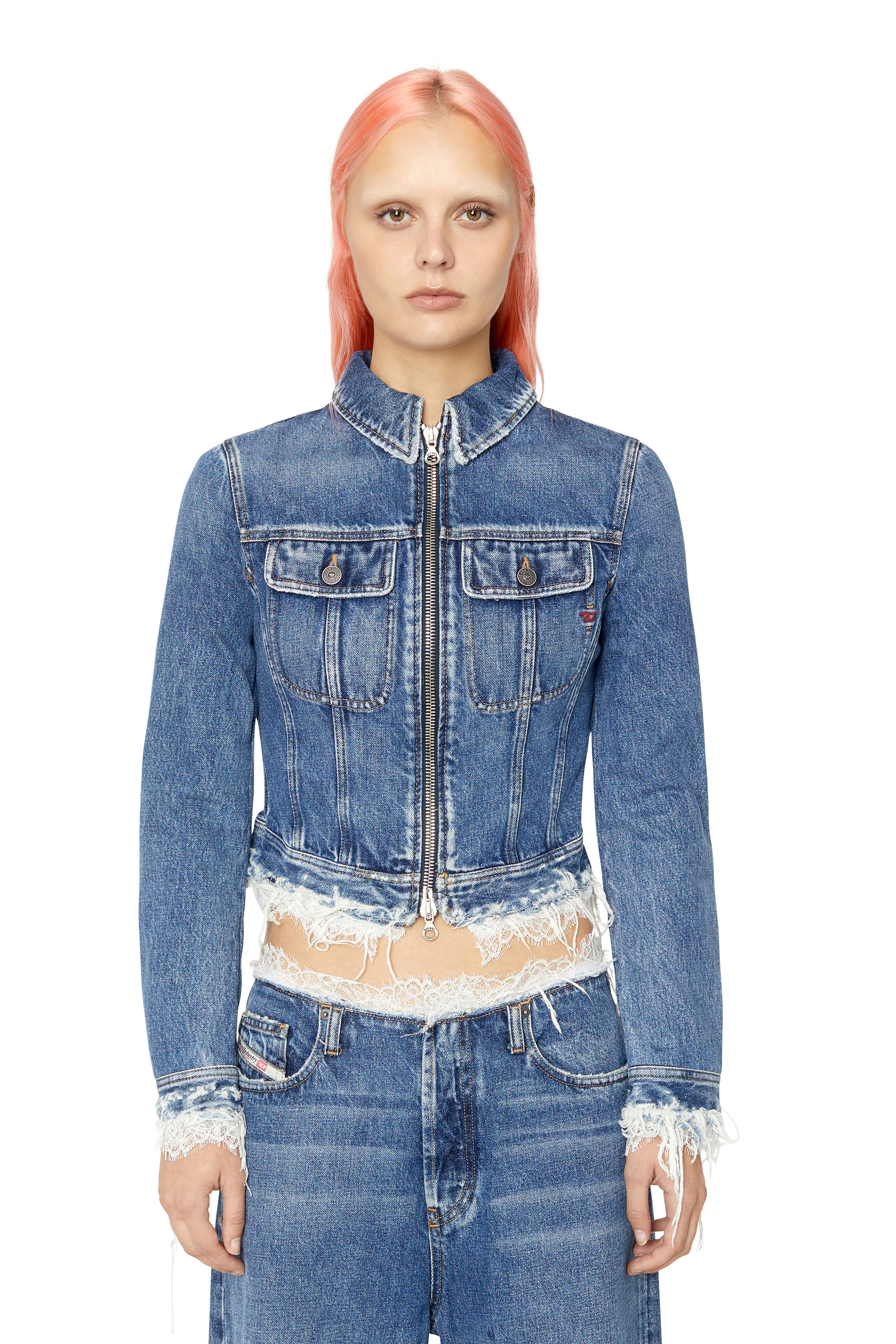 Diesel - DE-SLIMMY-ZP-FSB, ダークブルー - Image 1