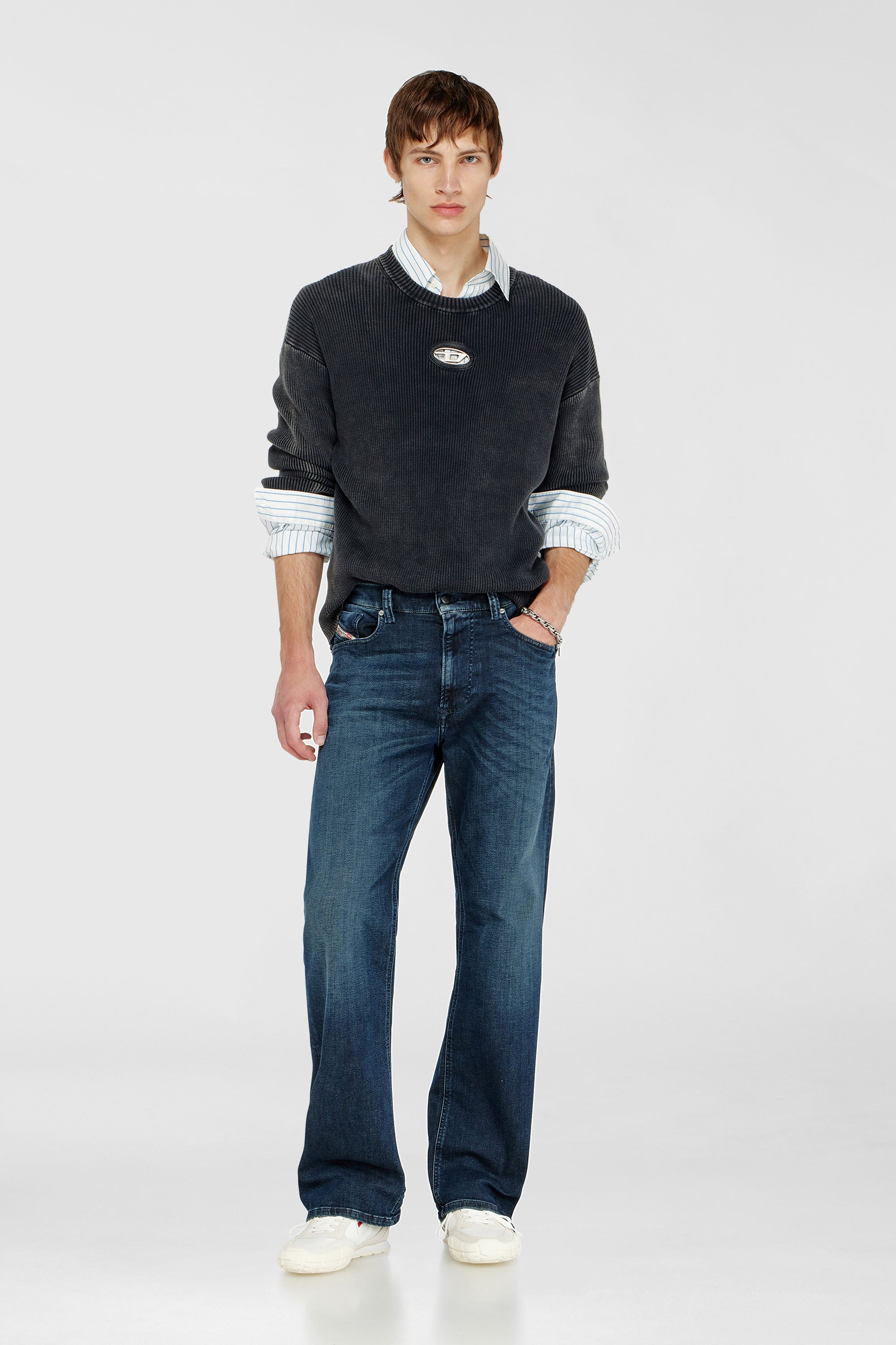 Diesel - Male's Relaxed 2080 D-Reel Joggjeans&reg; 09P94, ダークブルー - 1