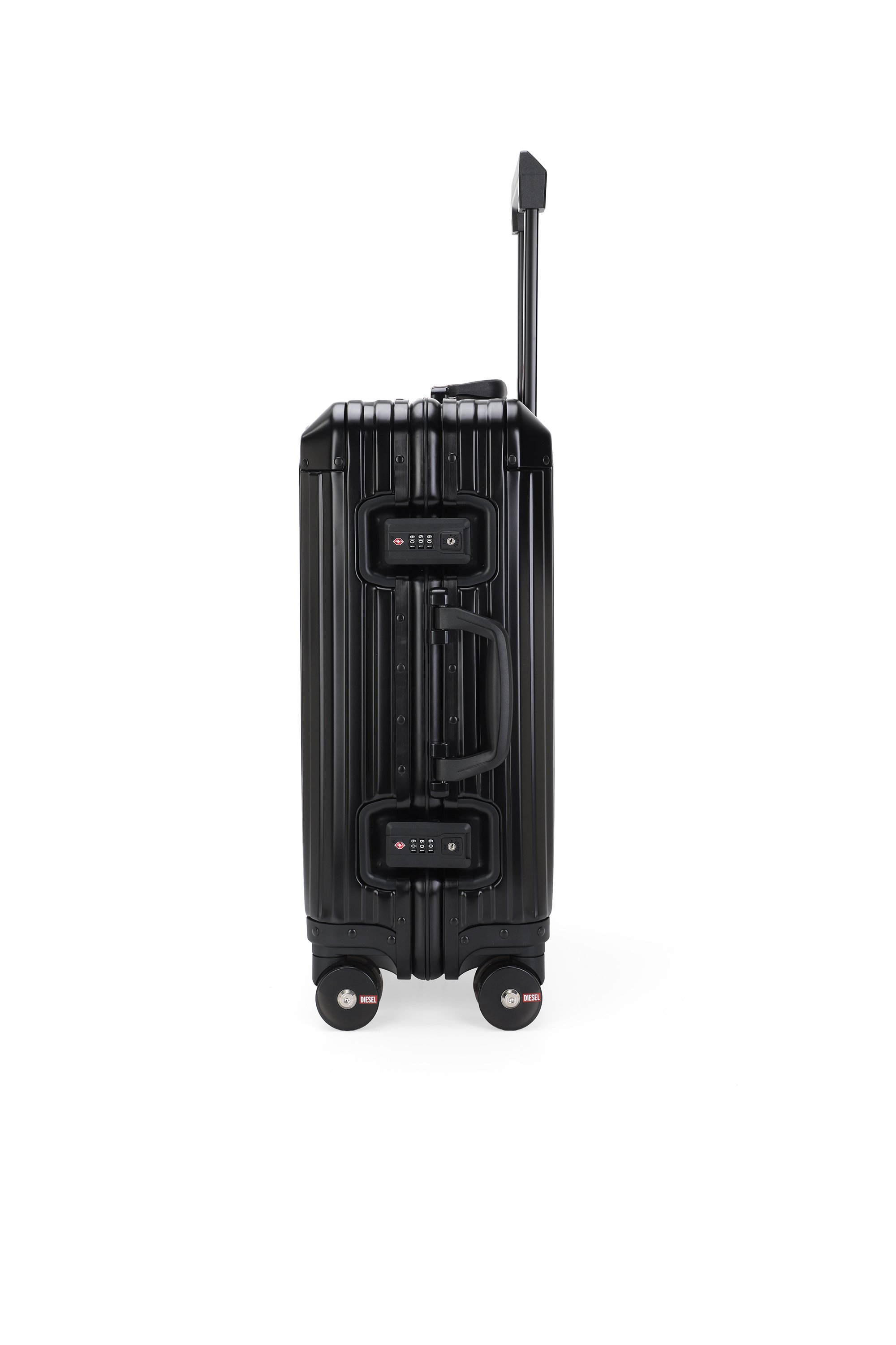 Diesel - DIESEL ALUMINUM TROLLEY- DSL002, Unisex's Aluminum suitcase size S in ブラック - 3