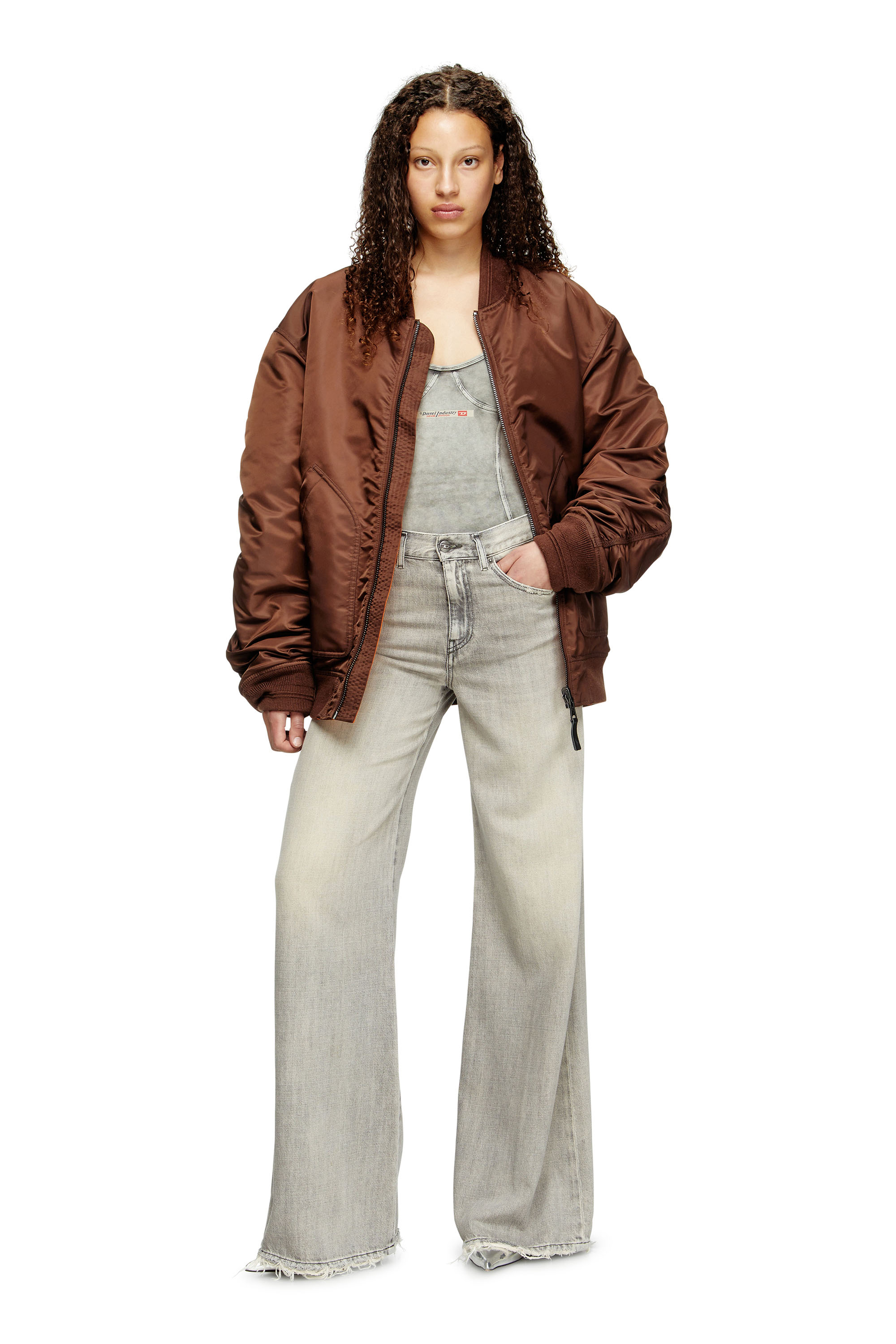 Diesel - Female's Flare Jeans 1978 D-Akemi 068RU, グレー - 1