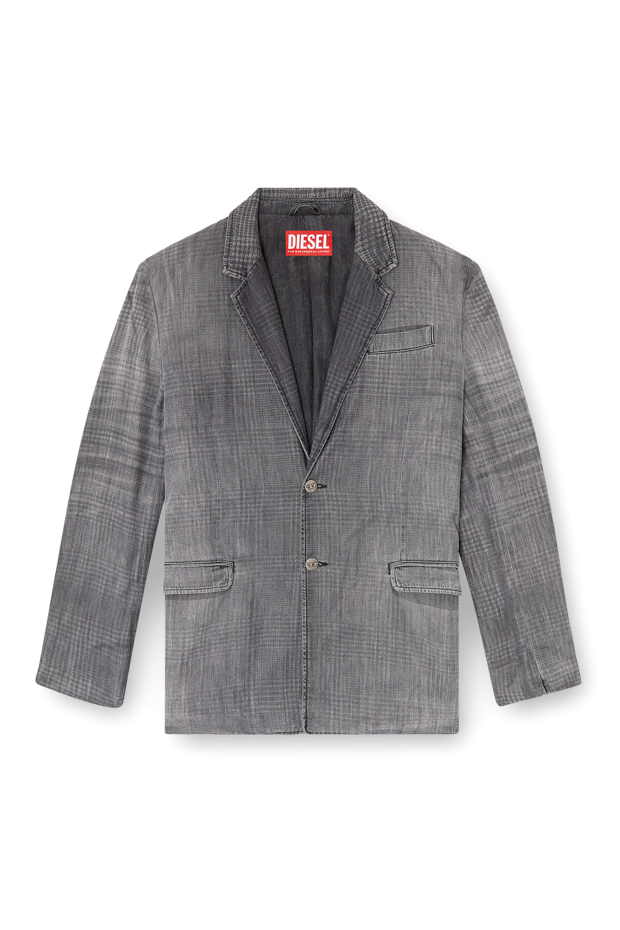 Diesel - D-REGER-S1, Unisex's デニムジャケット in グレー - 2