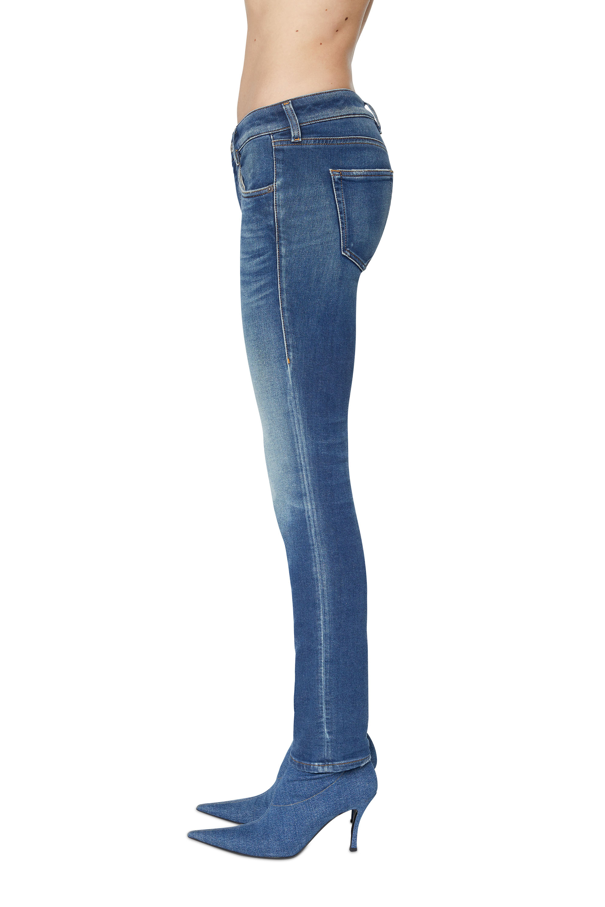 Diesel - Slim D-Ollies JoggJeans® 068AZ, ミディアムブルー - Image 4