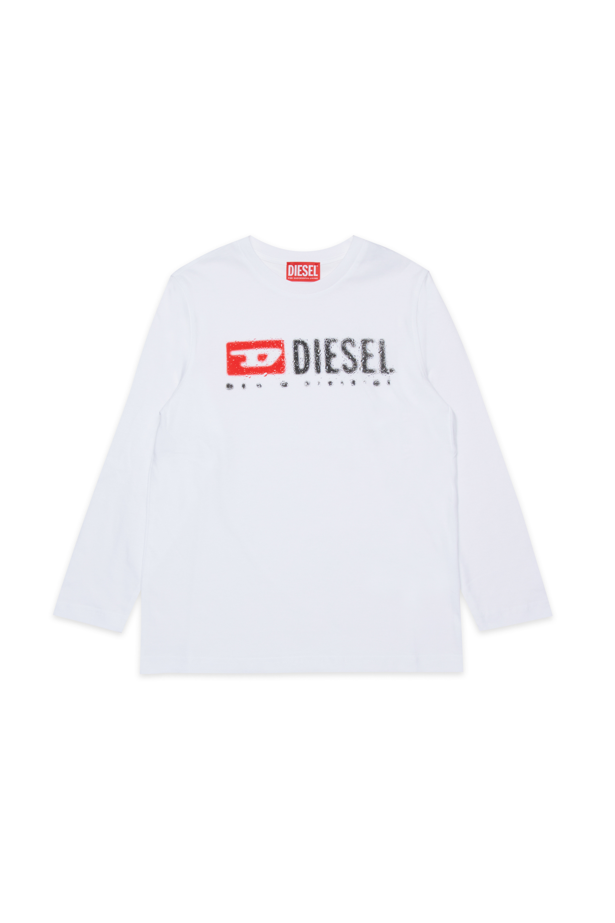 Diesel - TDROPS, Male's 長袖Tシャツ in ホワイト - 1