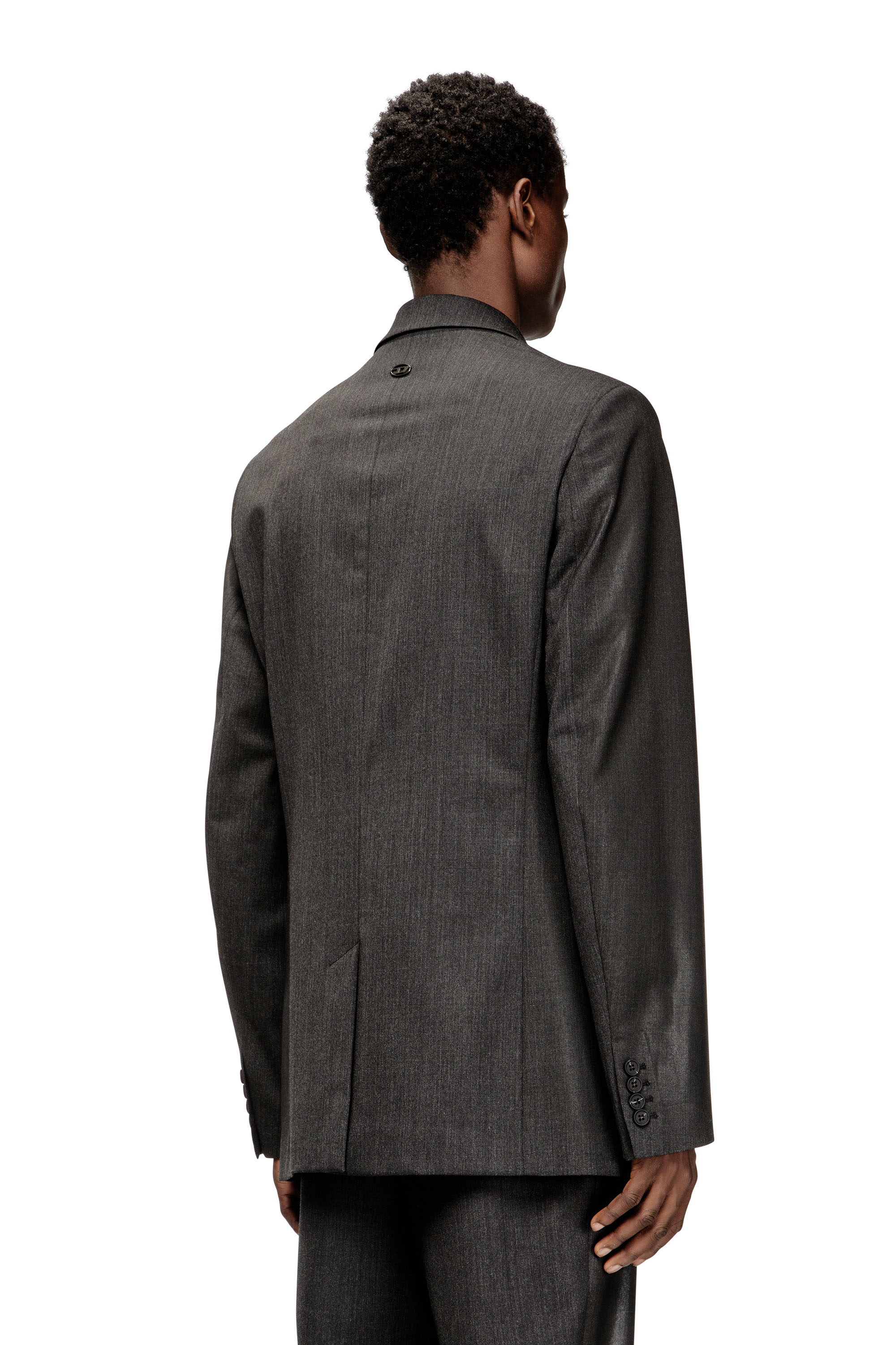 Diesel - J-CREED-SLCF, Male's テーラードジャケット in ダークグレー - 5