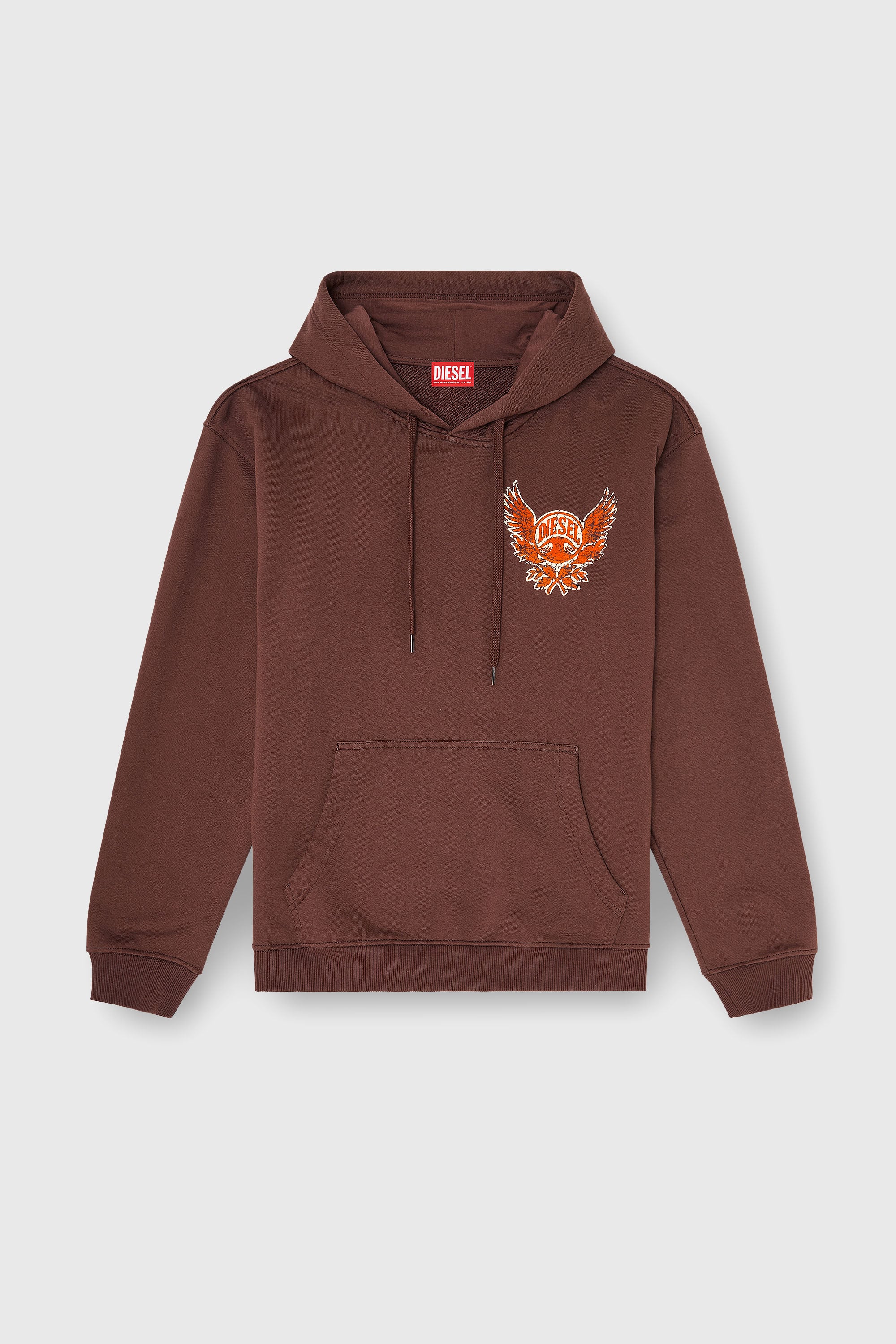 Diesel - S-NORM-HOOD-AA2, Male's プルオーバーパーカー in ブラウン - 2