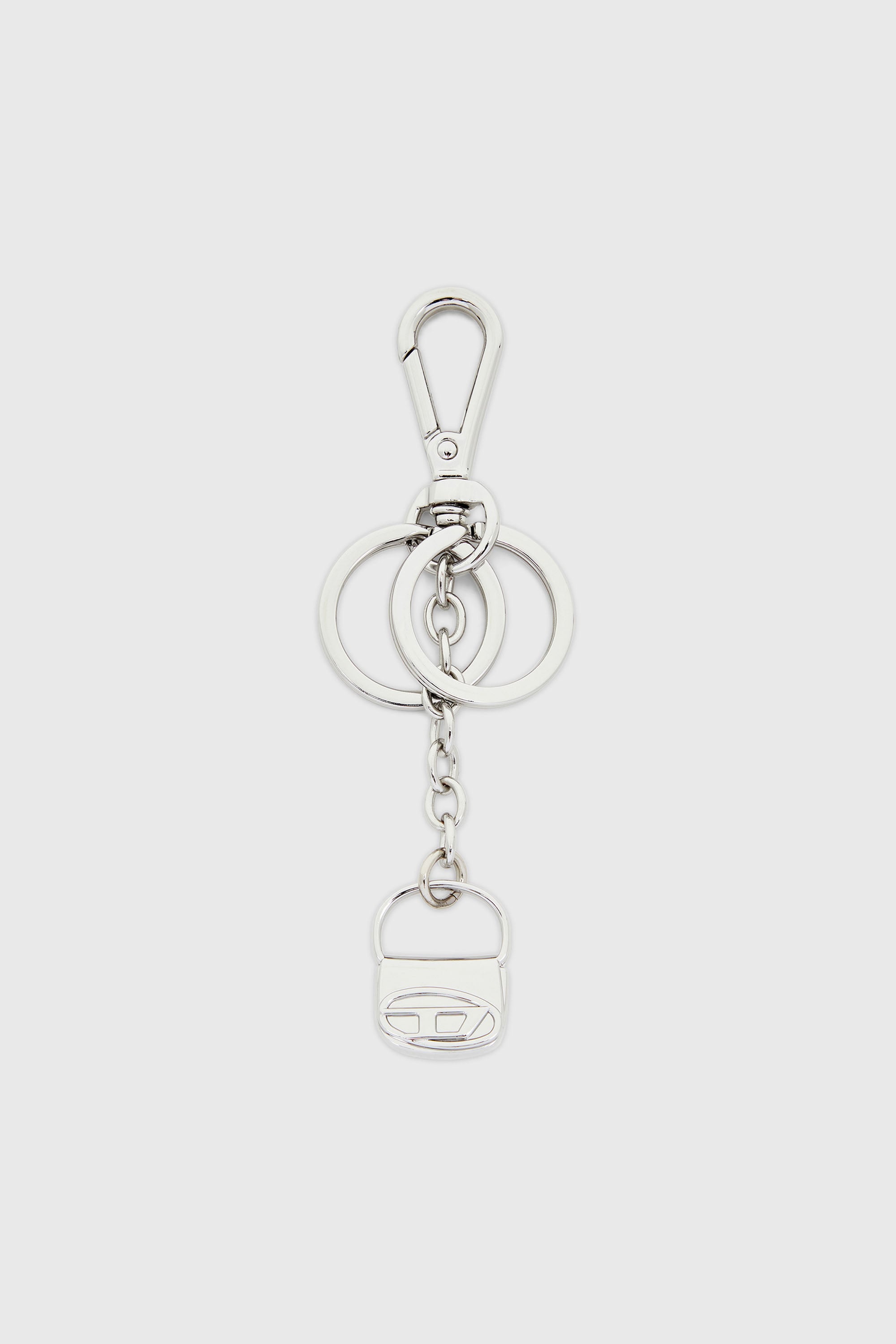 Diesel - 1DR-KEYRING CHARM, Female's キーチャーム in シルバー - 1