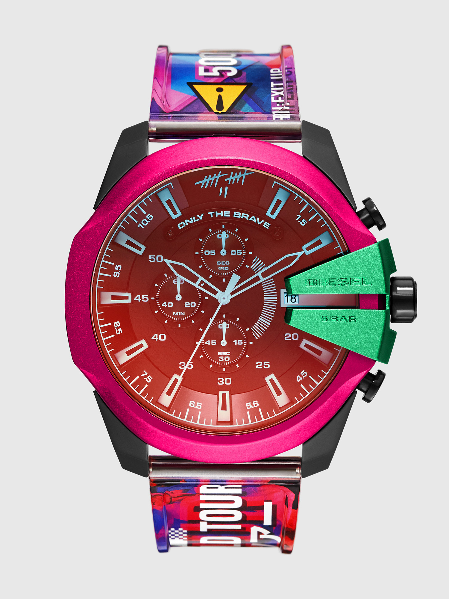 Diesel - DZ4540, Male's Mega Chief multi-colored watch Mad Dog Jones in マルチカラー - 1