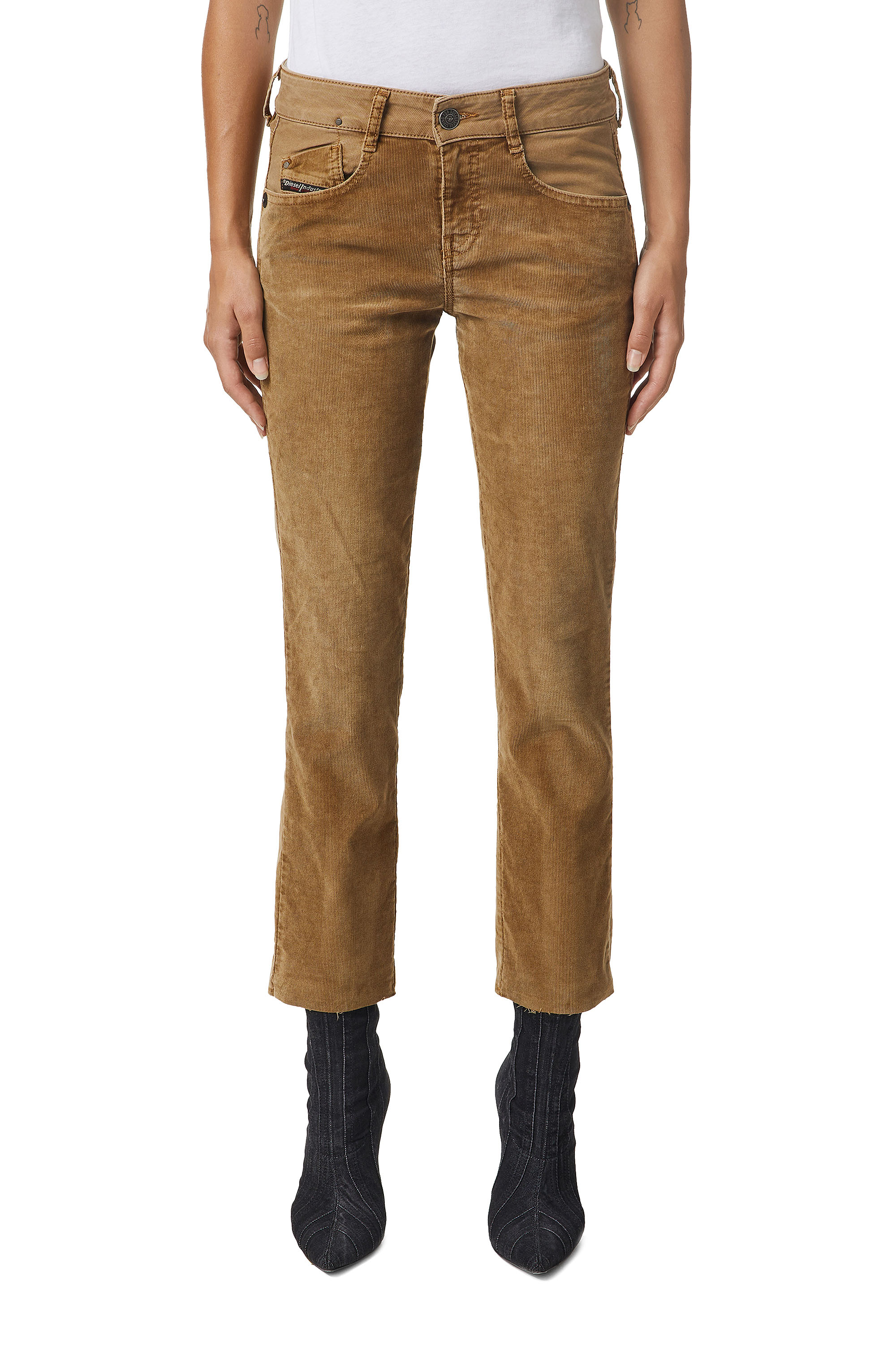 Diesel - 1969 D-EBBEY 069YA Bootcut and Flare Jeans, Brown - Image 1