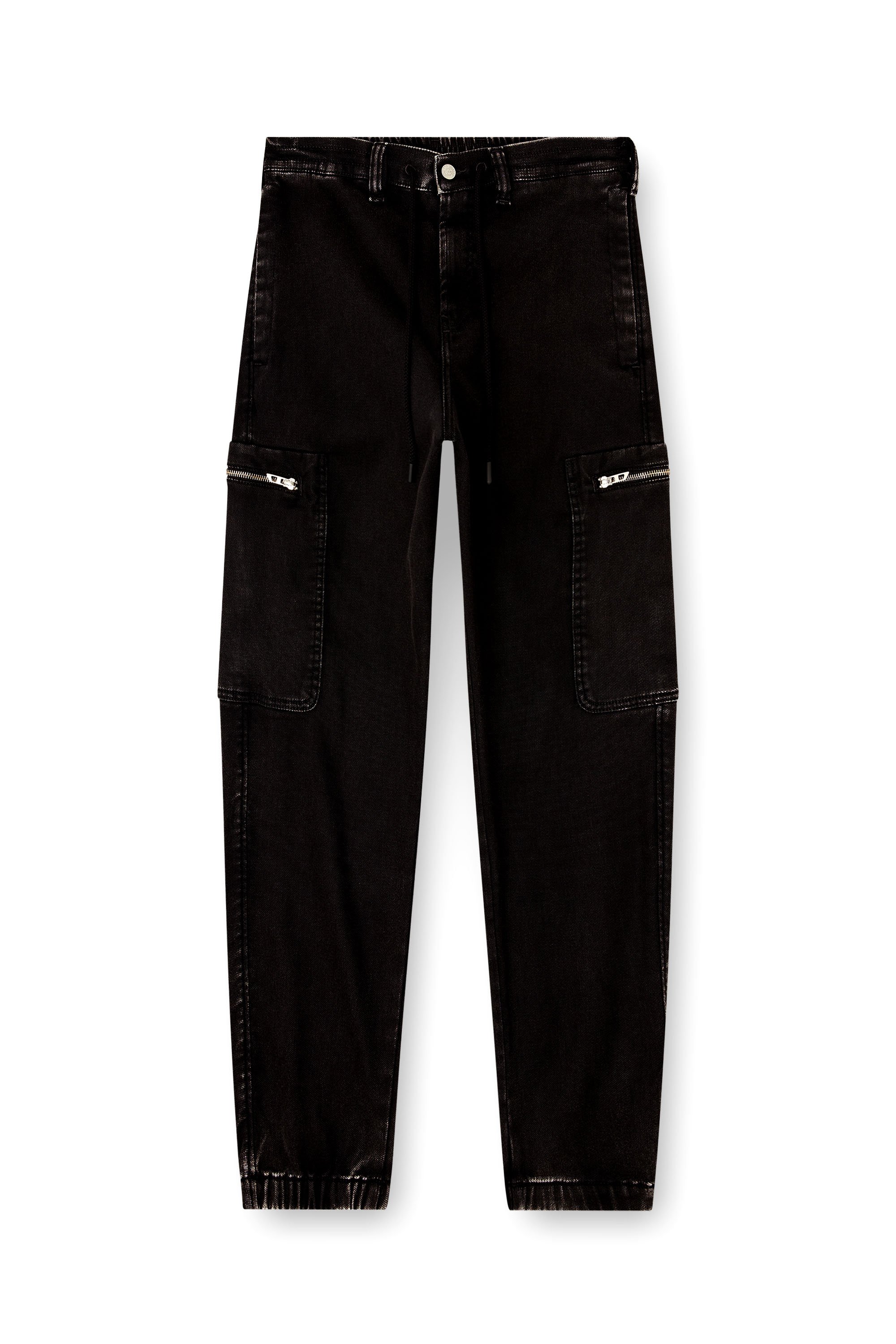 Diesel - Unisex's Slim D-Lab JoggJeans&reg; 09N90, ブラック/ダークグレー - 3