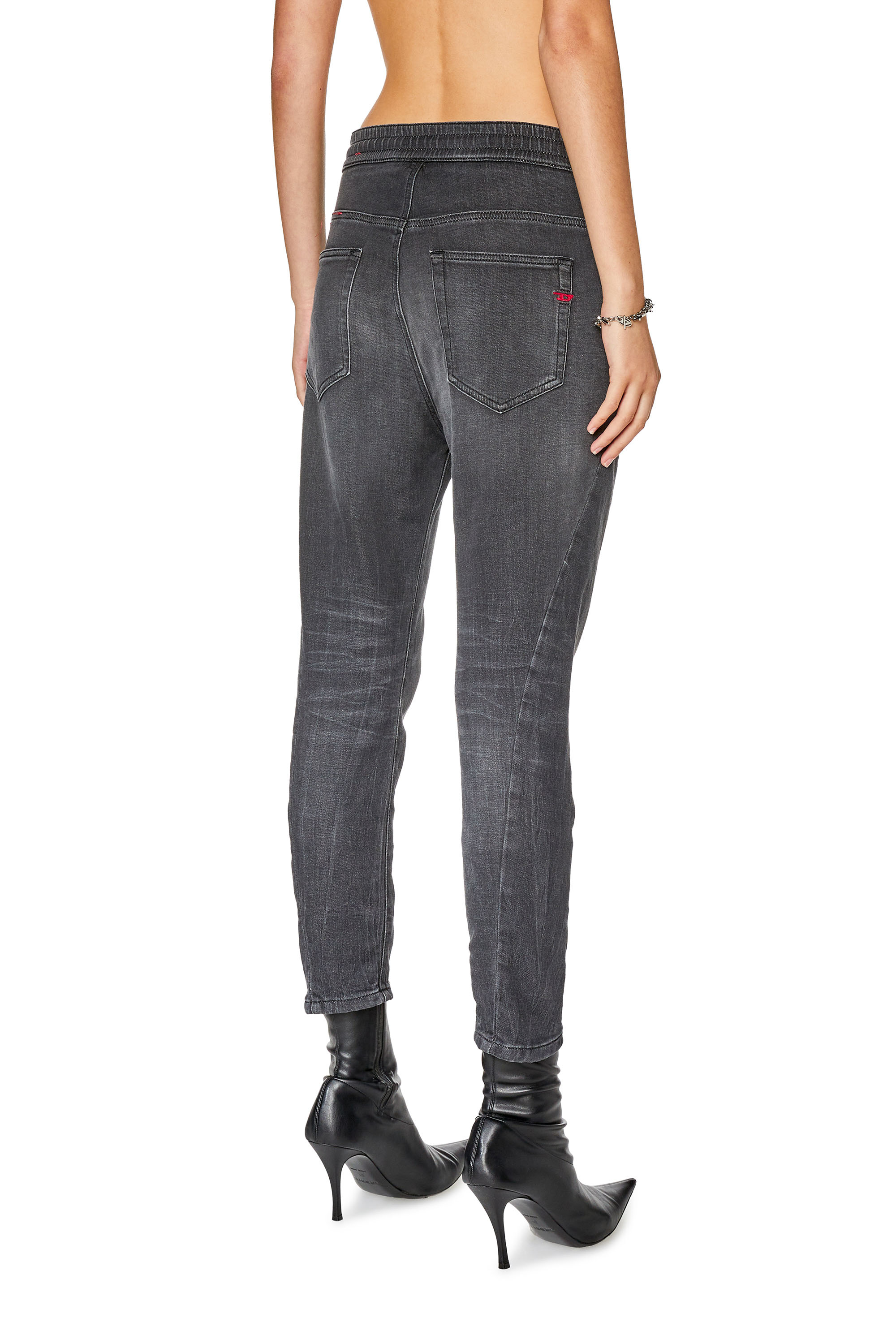 Diesel - Boyfriend 2041 D-Fayza Joggjeans® 068FS, ブラック/ダークグレー - Image 3