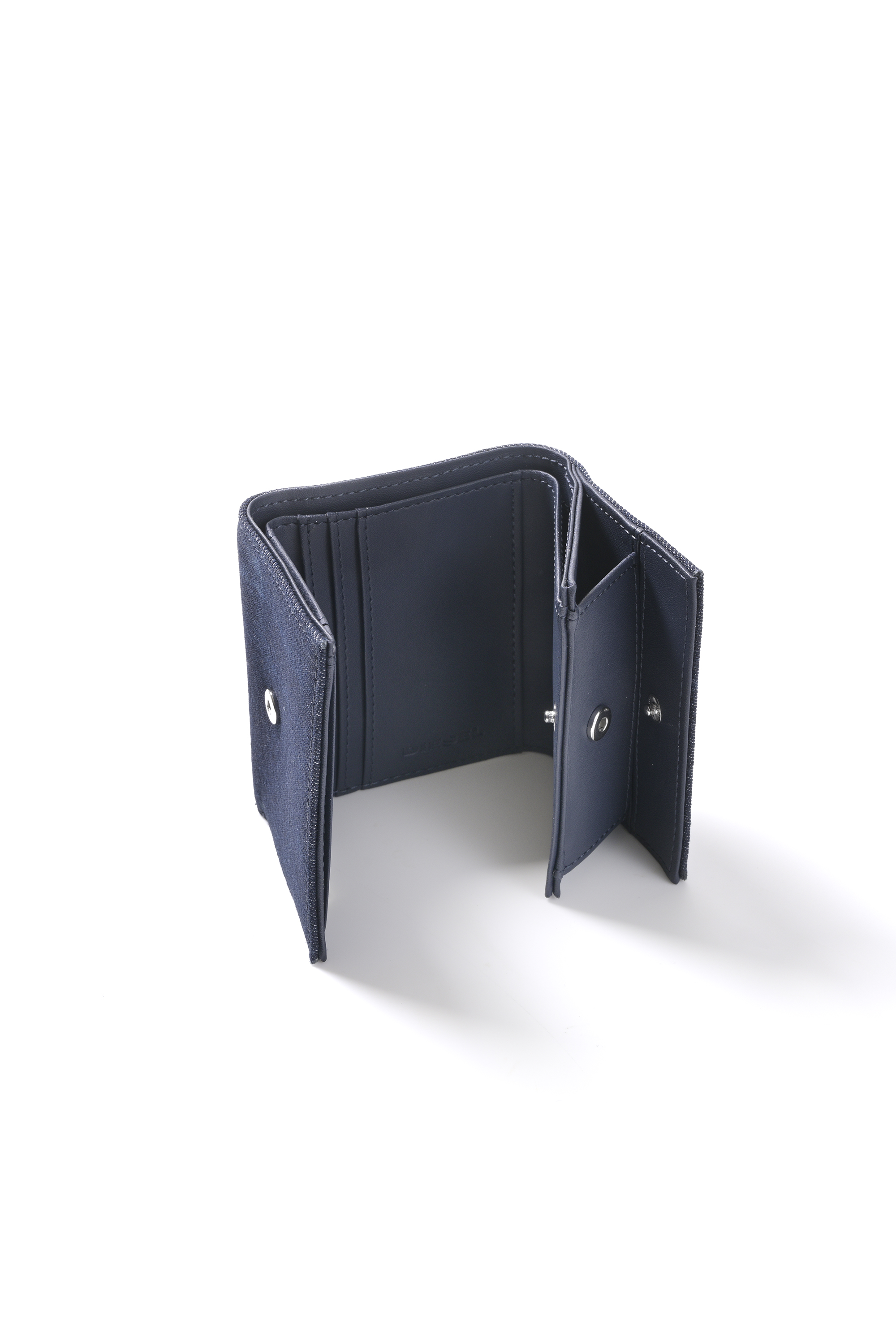 Diesel - DENIM MINI WALLET, Unisex's DENIM MINI WALLET in ブルー - 2