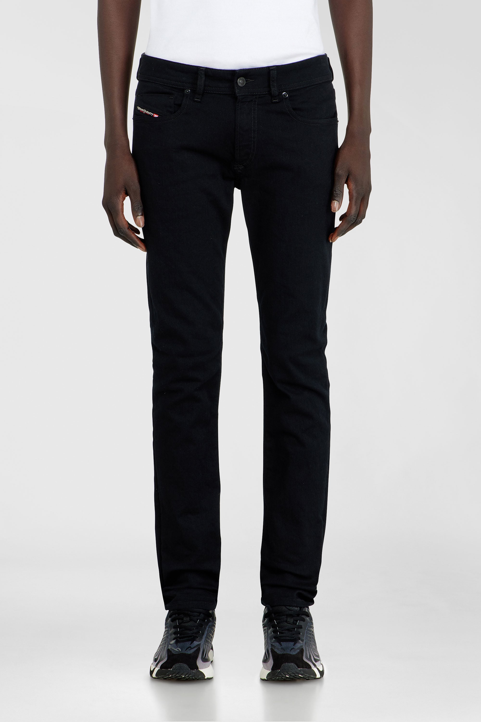 Diesel - Male's Skinny Jeans 1979 Sleenker 09C51, ブラック/ダークグレー - 1