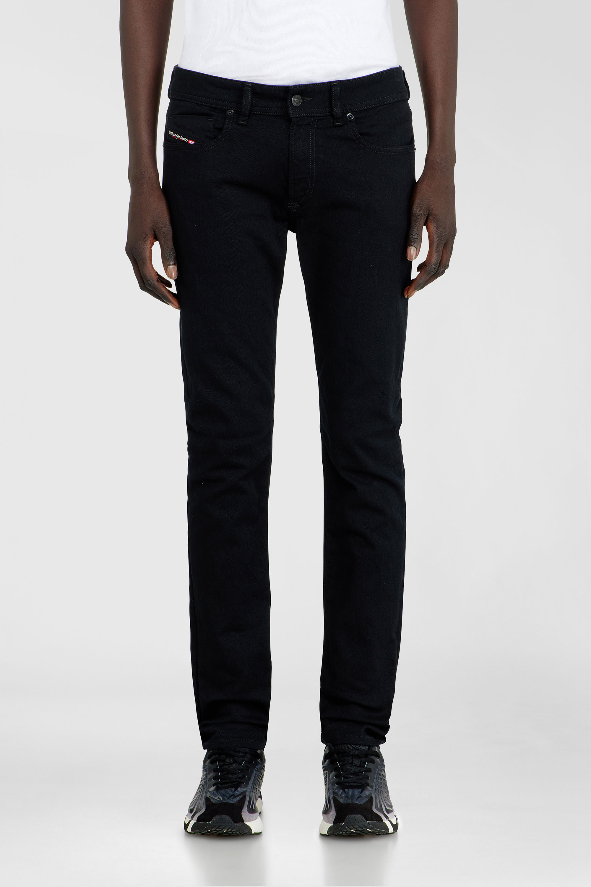 Diesel - Male's Skinny Jeans 1979 Sleenker 09C51, ブラック/ダークグレー - 4