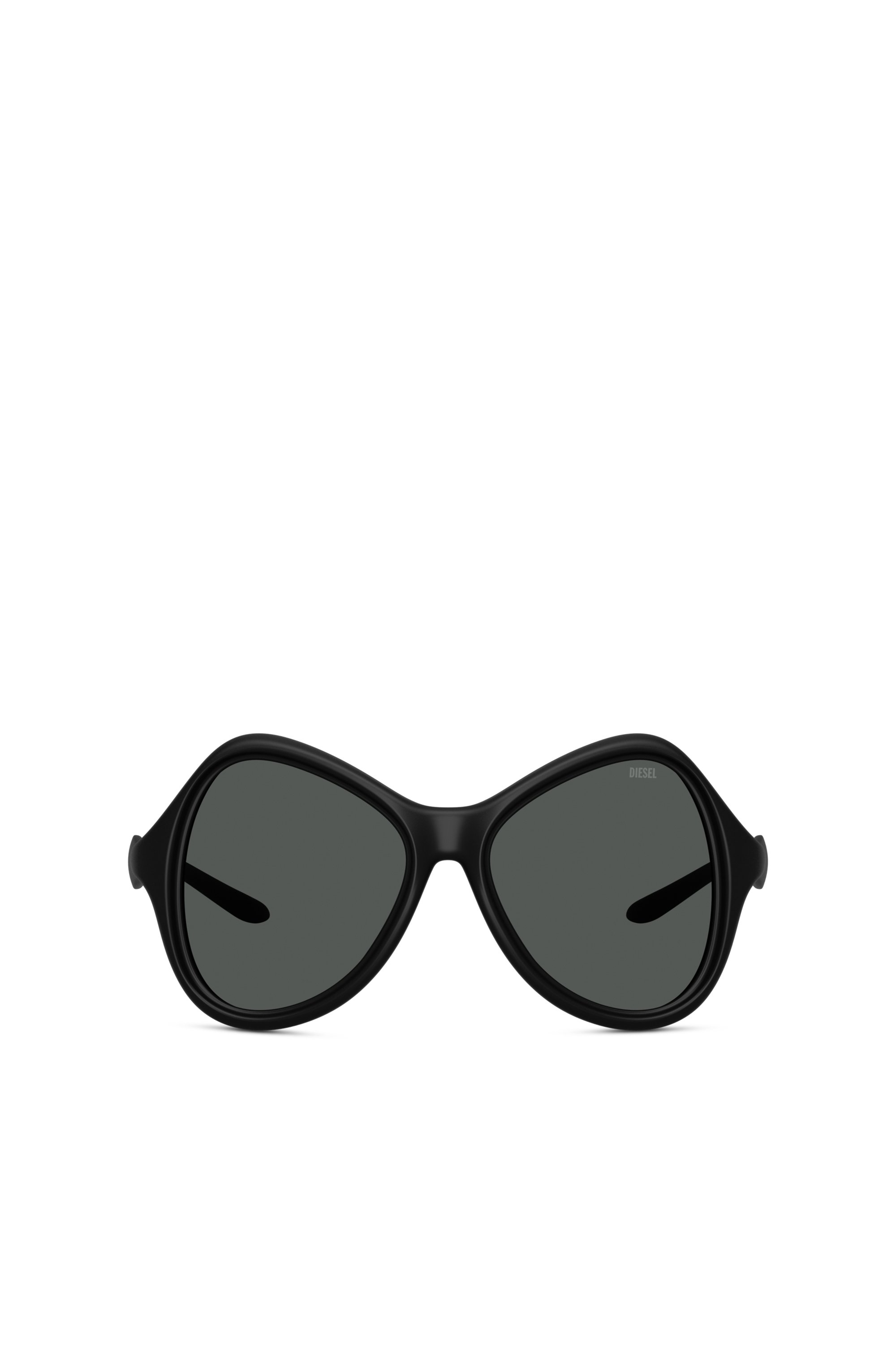 Diesel - 0DL3010U, Unisex's Cat-eye style sunglasses in ブラック - 2
