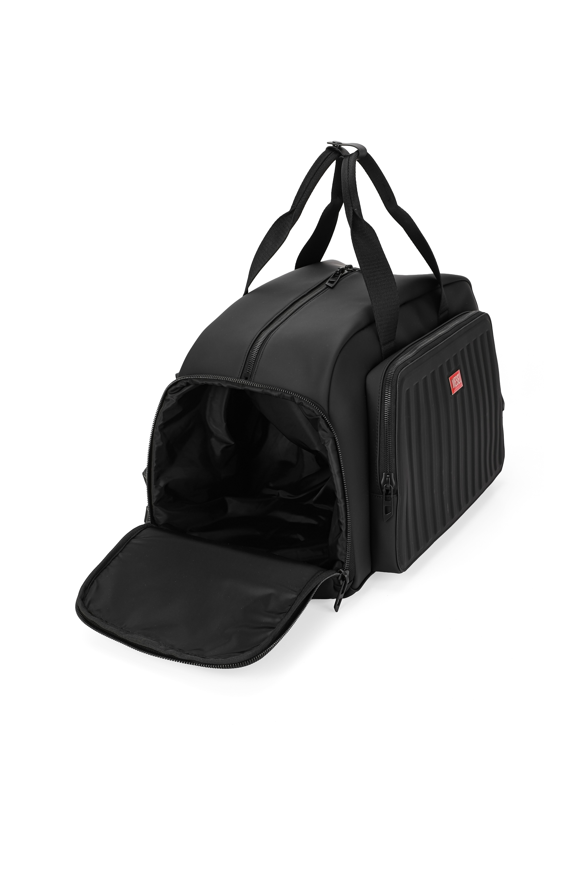 Diesel - DIESEL ALUMINUM DUFFLE- DSB004, Unisex's Pratical business duffle bag in ブラック - 5
