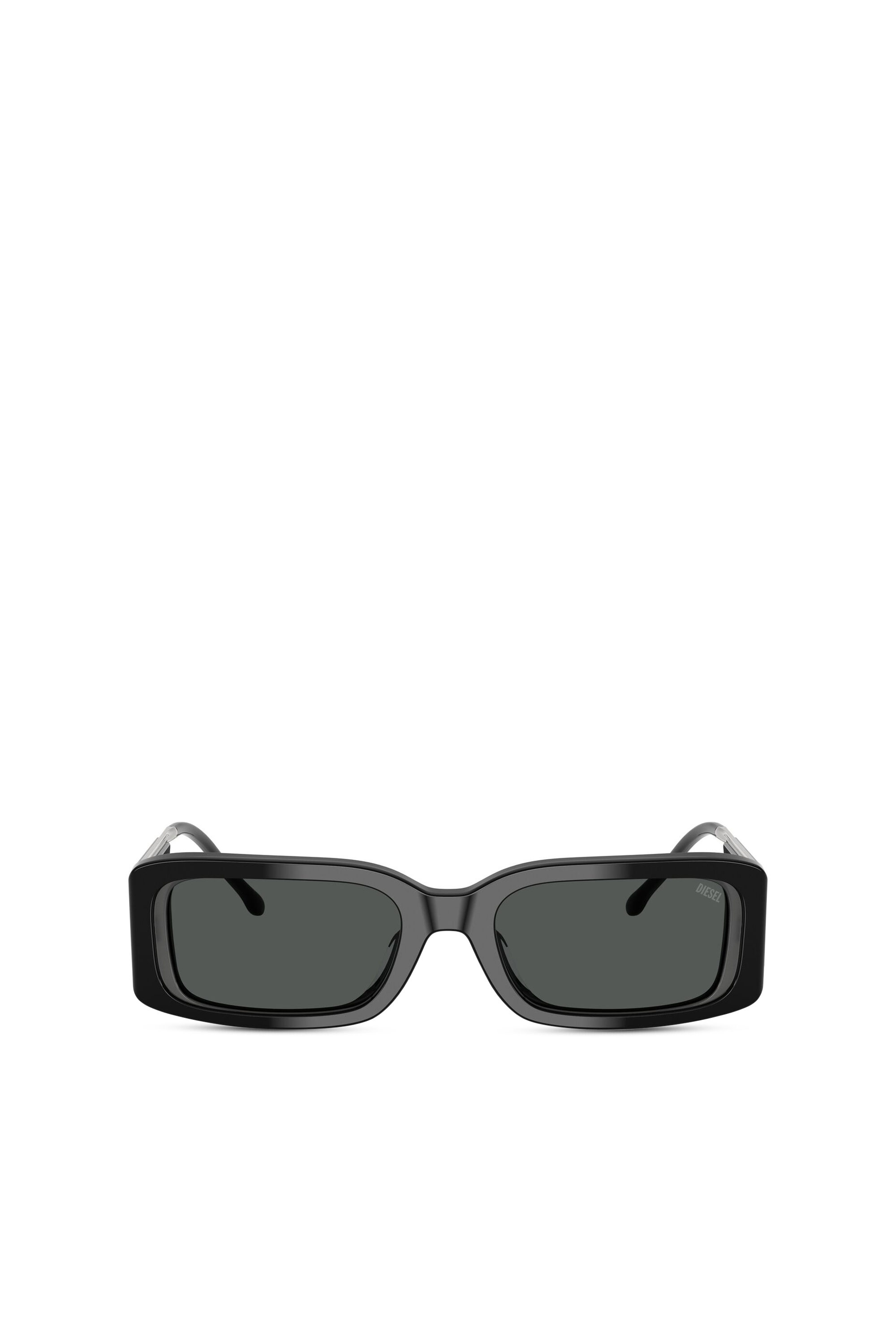 Diesel - 0DL2017U, Unisex's Rectangle sunglasses in ブラック - 1