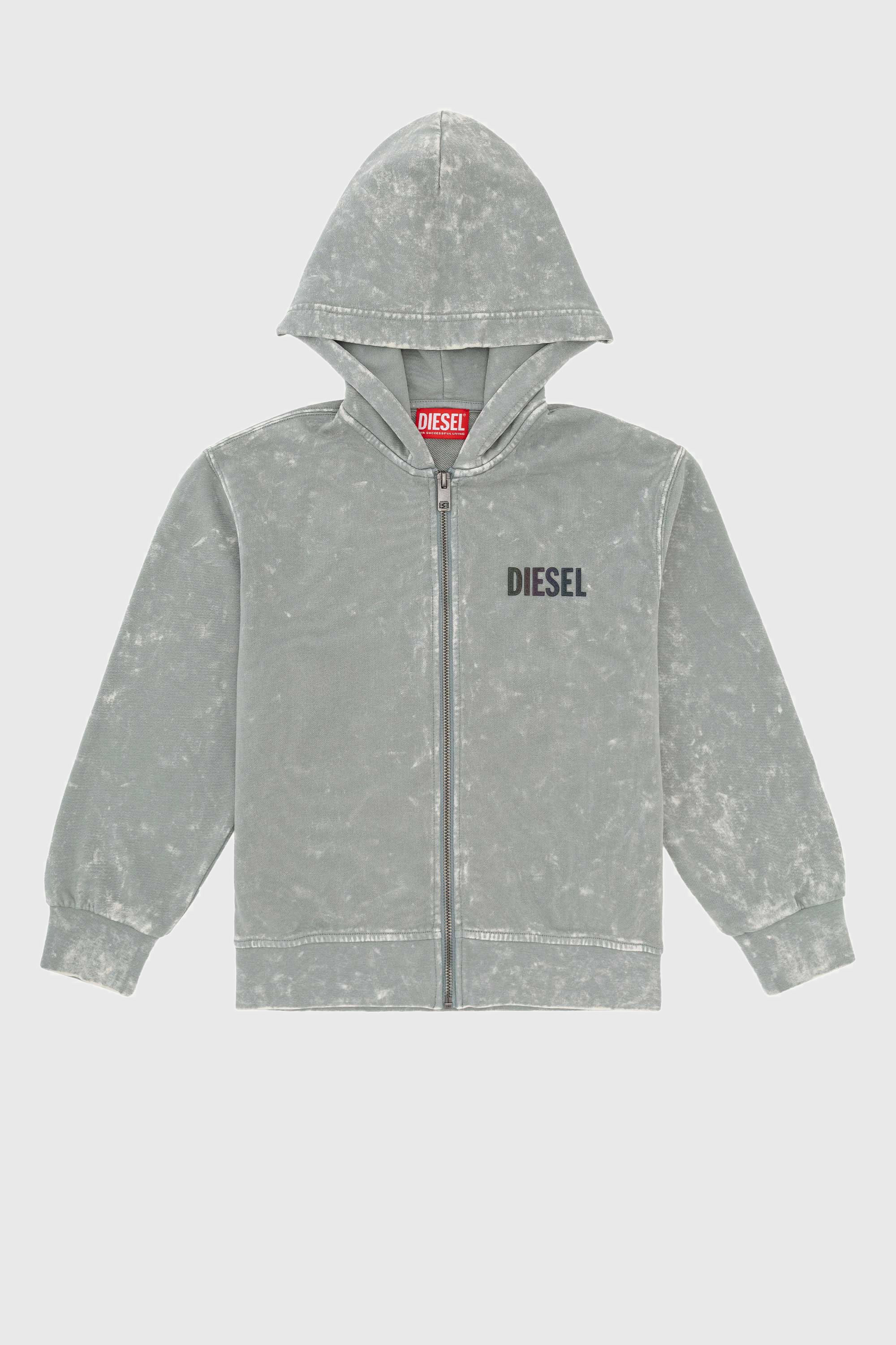 Diesel - SMALY, Male's パーカー in グレー - 4