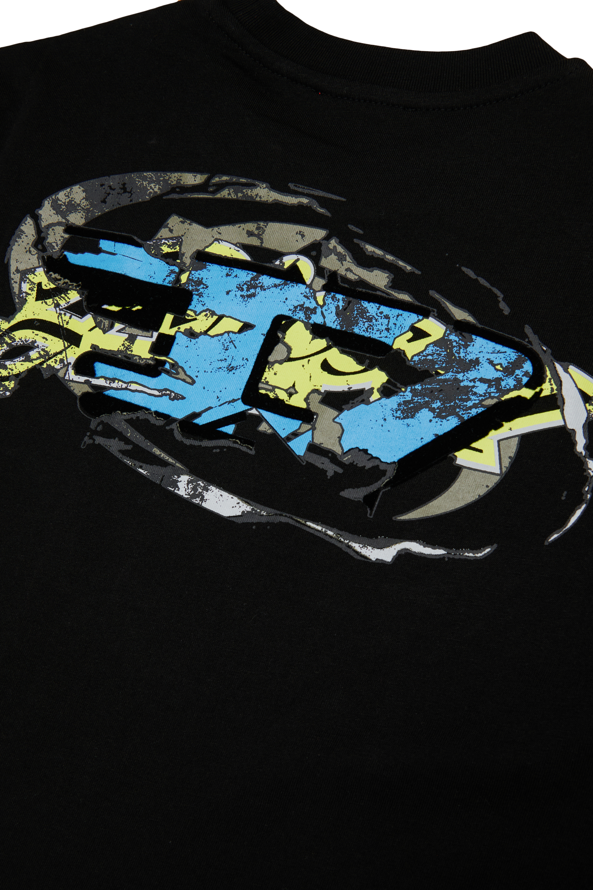 Diesel - TSCRAP OVER, Male's Tシャツ in ブラック - 4