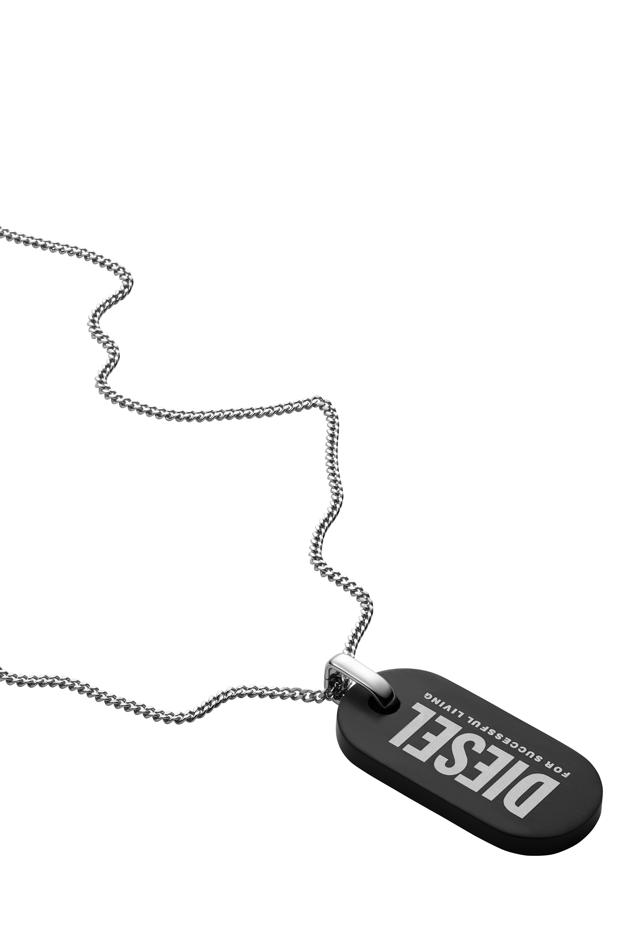 Diesel - DX1349, Male's ネックレス in ブラック - 1