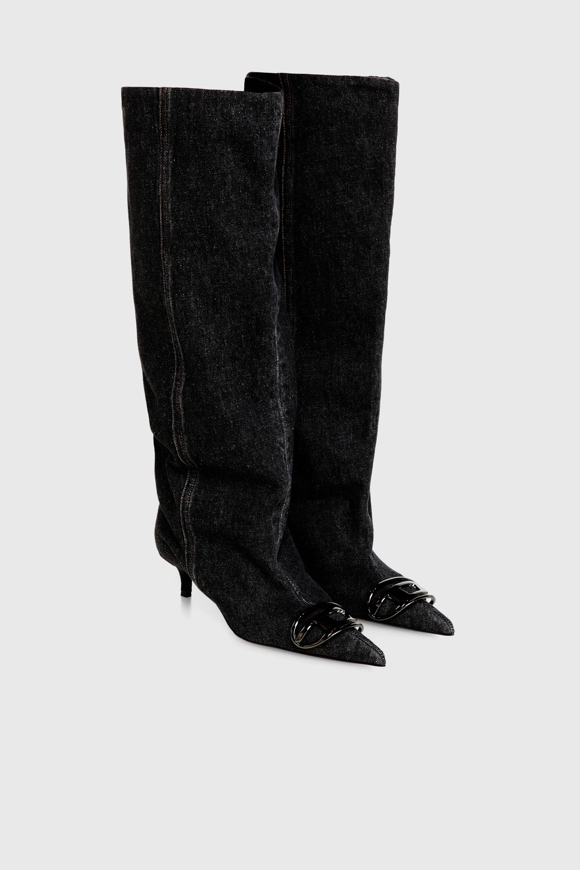 Diesel - D-VENUS KB SLOUCHY, Female's ロングブーツ in ブラック - 2