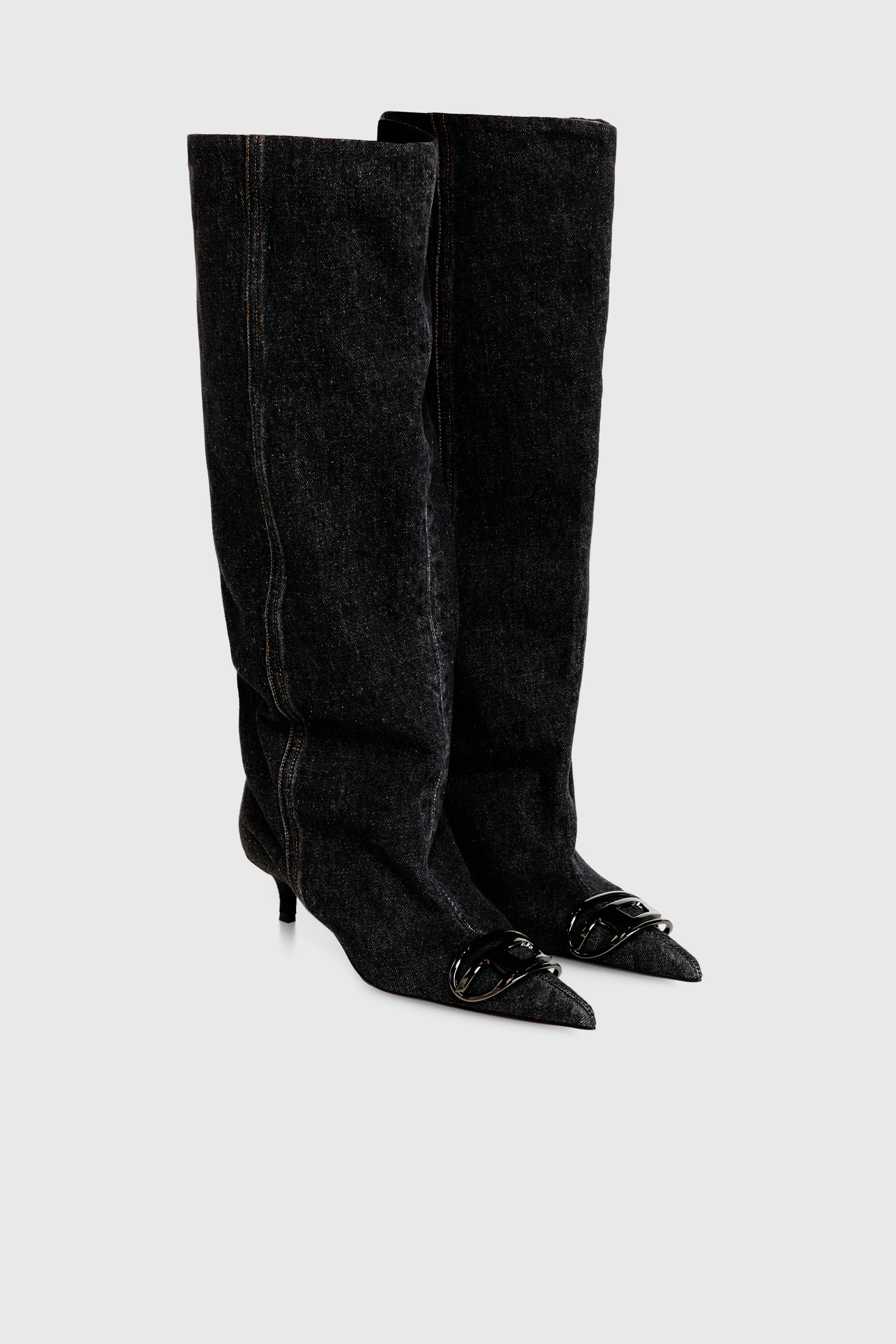 Diesel - D-VENUS KB SLOUCHY, Female's ロングブーツ in ブラック - 2
