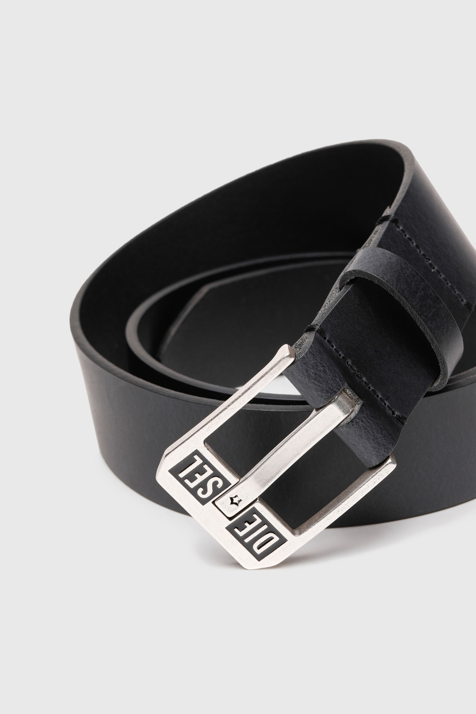 Diesel - BLUESTAR II, Male's レザーベルト in ダークブルー - 2