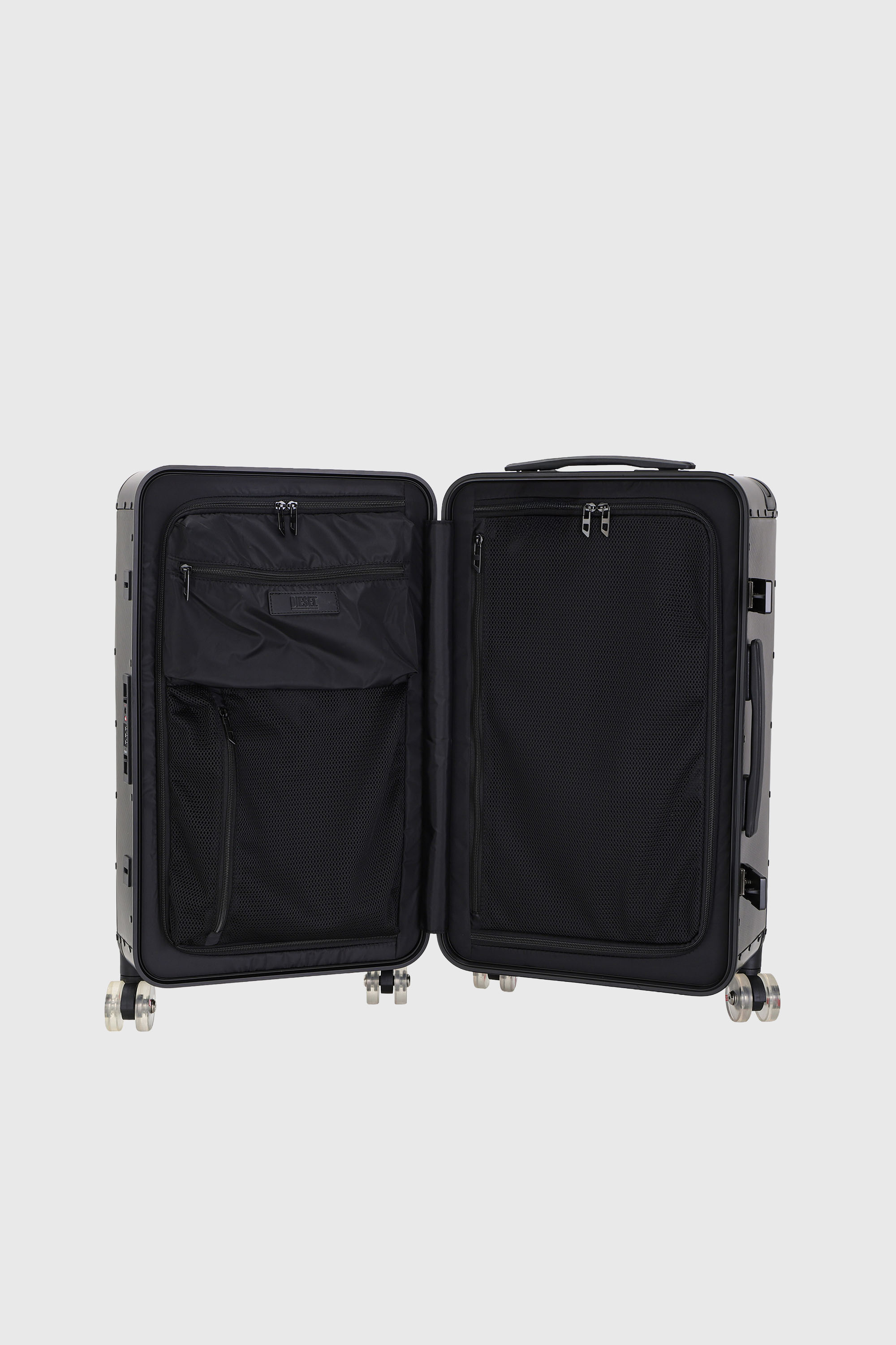 Diesel - DSL CARBON FIBER TROLLEY-BLACK- DSL001, Unisex's Carbon fiber suitcase size M in ブラック - 4