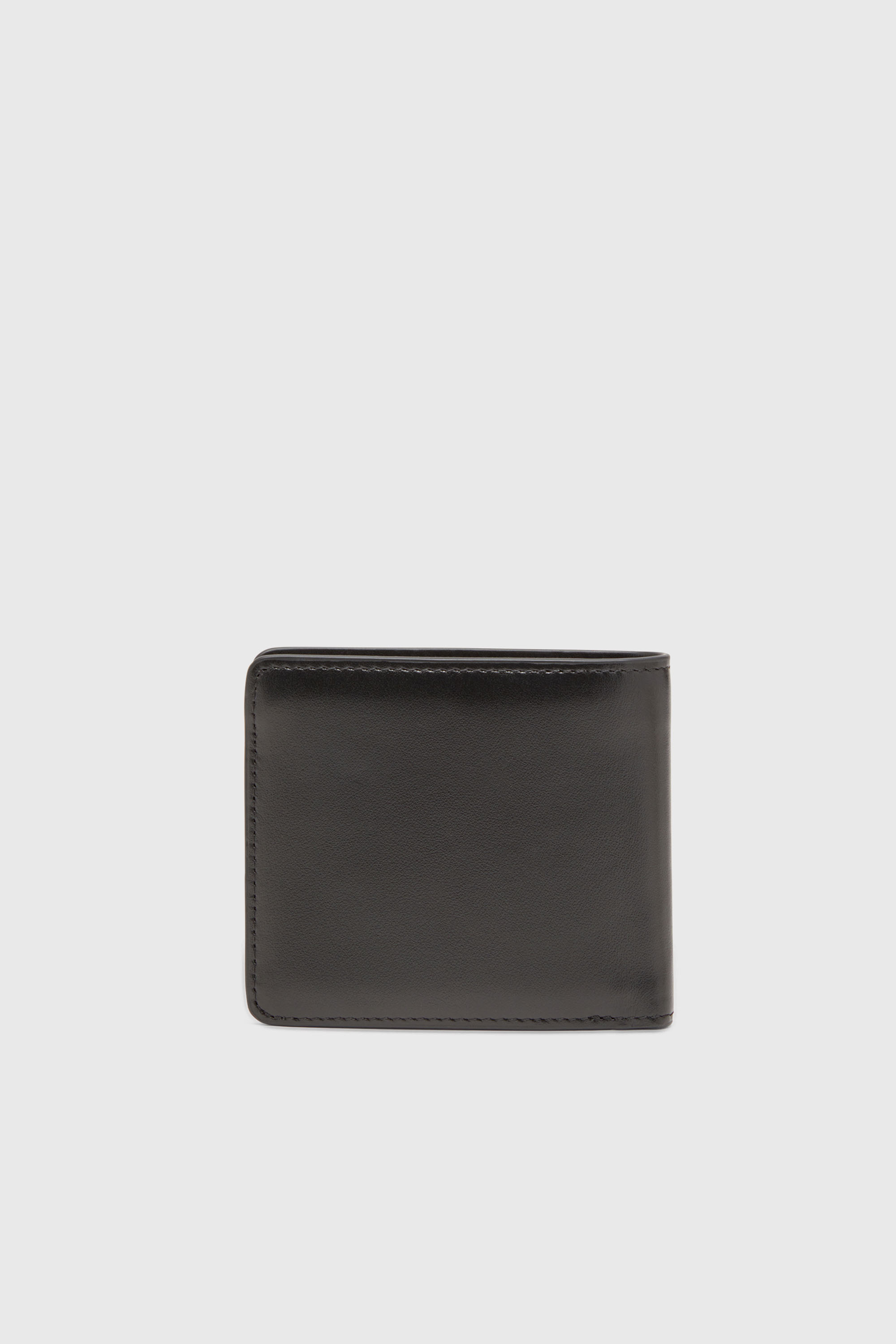 Diesel - HOLI-D BI FOLD COIN S 3D, Unisex's Bi-fold wallet in leather in ブラック - 3