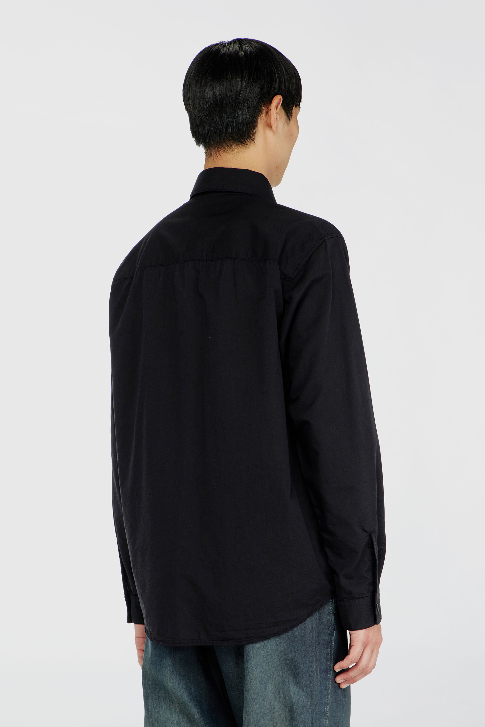 Diesel - S-SIMPLY-A-JMCK, Male's シャツ in ブラック - 4
