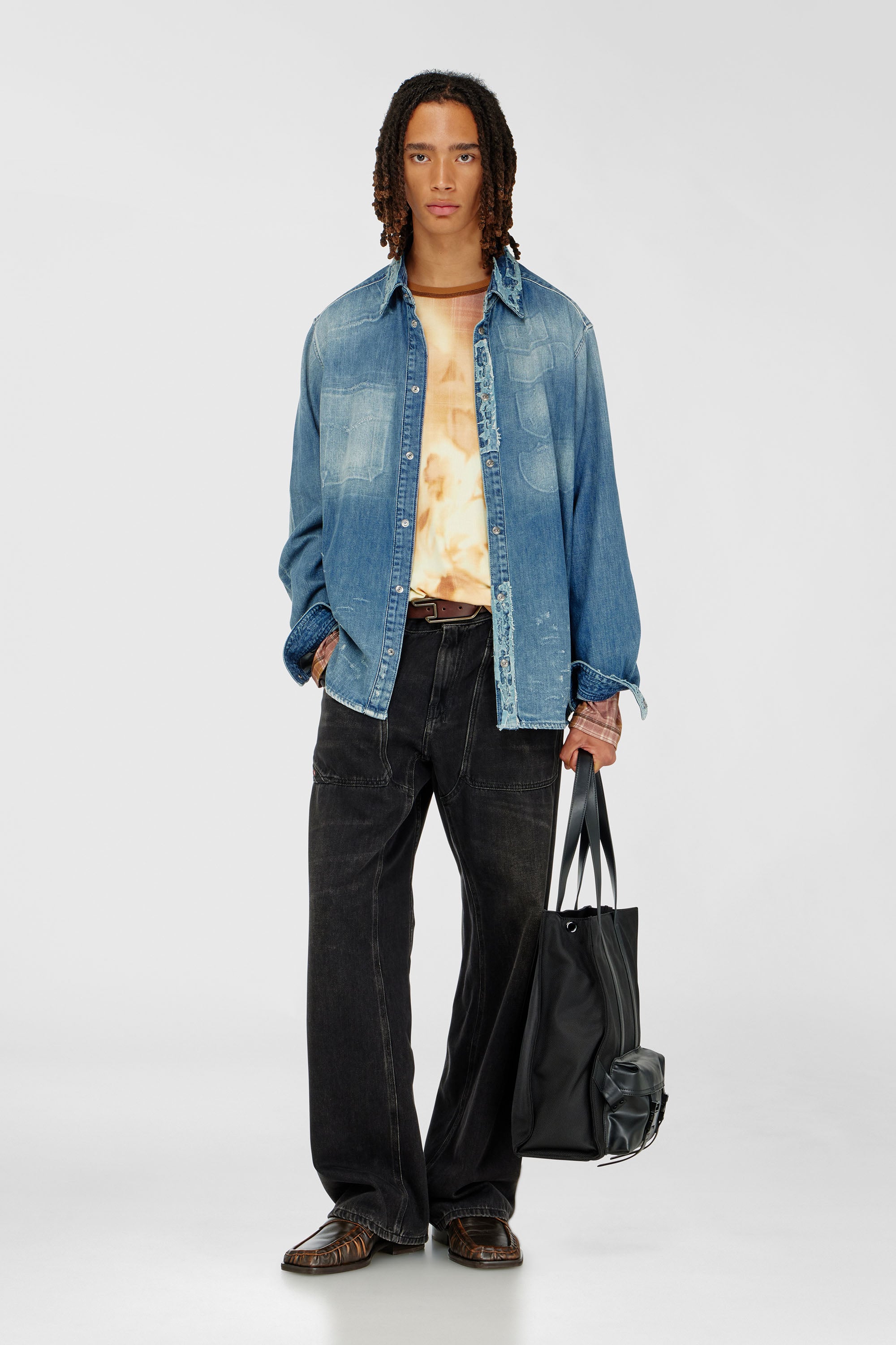 Diesel - MULTI-PKTS TOTE X, Unisex's トートバッグ in ブラック - 2