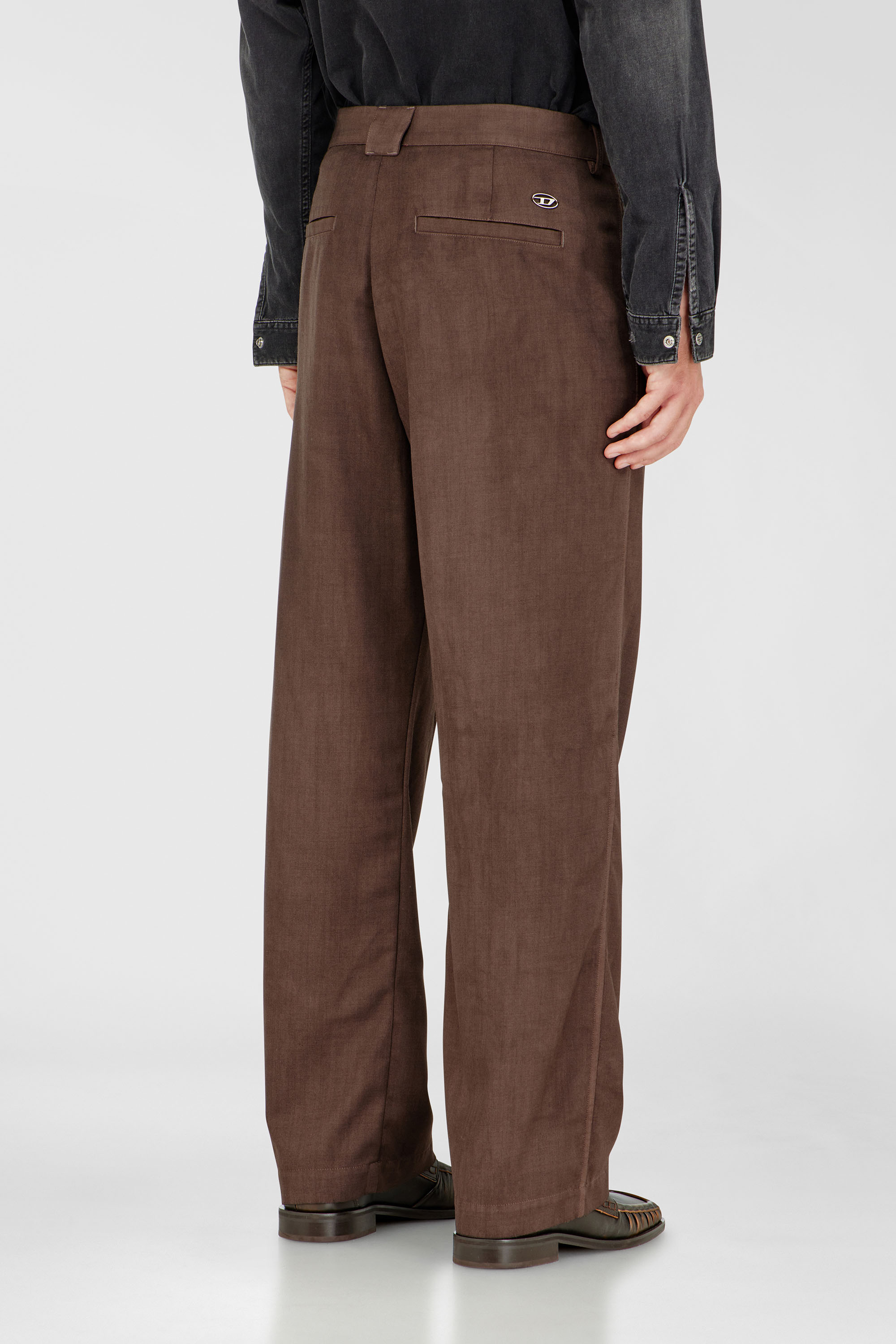 Diesel - P-HANT-CHINO-AECB, Male's パンツ in ブラウン - 4