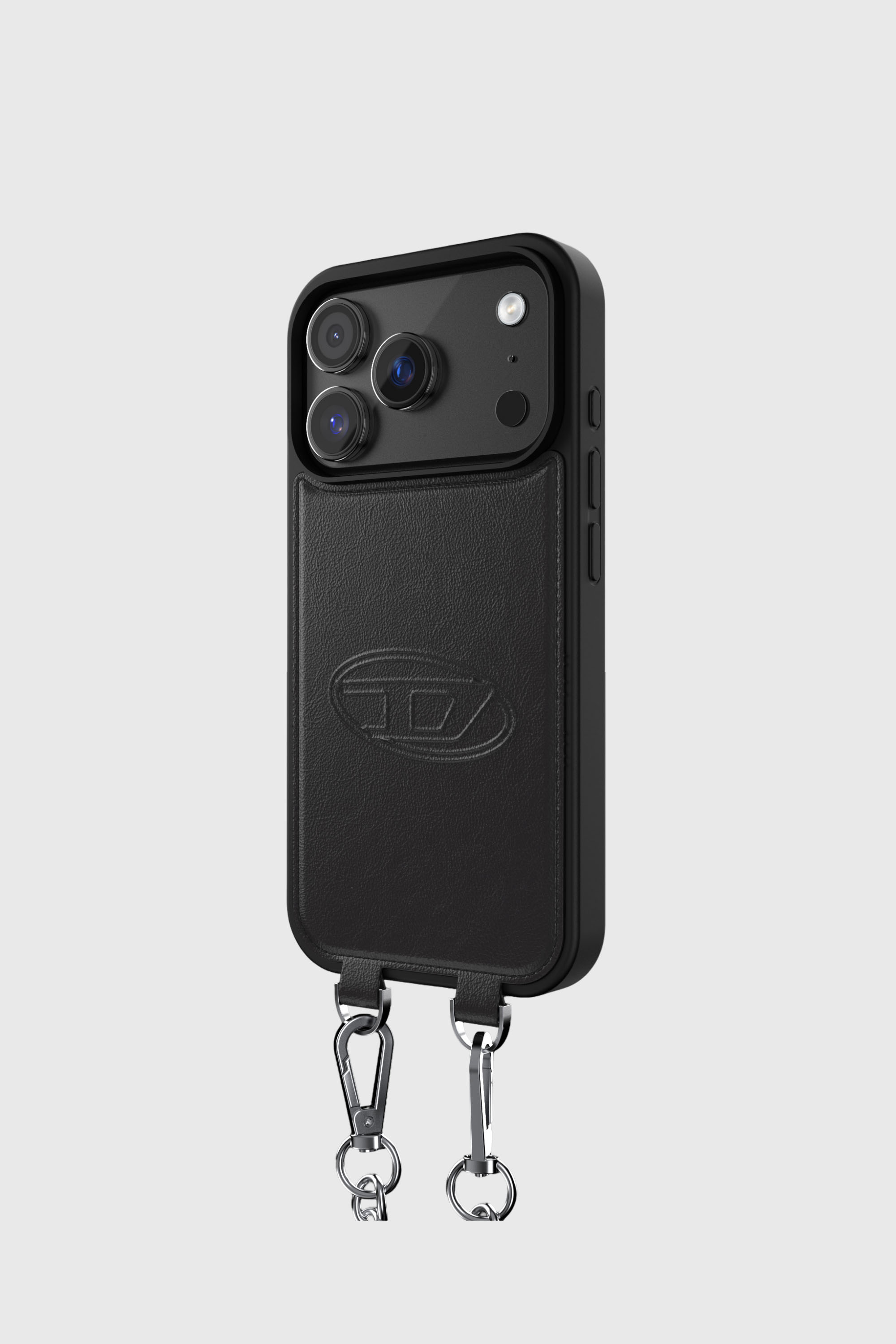 Diesel - 60662 MOULDED CASE, Unisex's Oval D case with wrist strap and MagSafe for iPhone 17 Pro in ブラック - 4