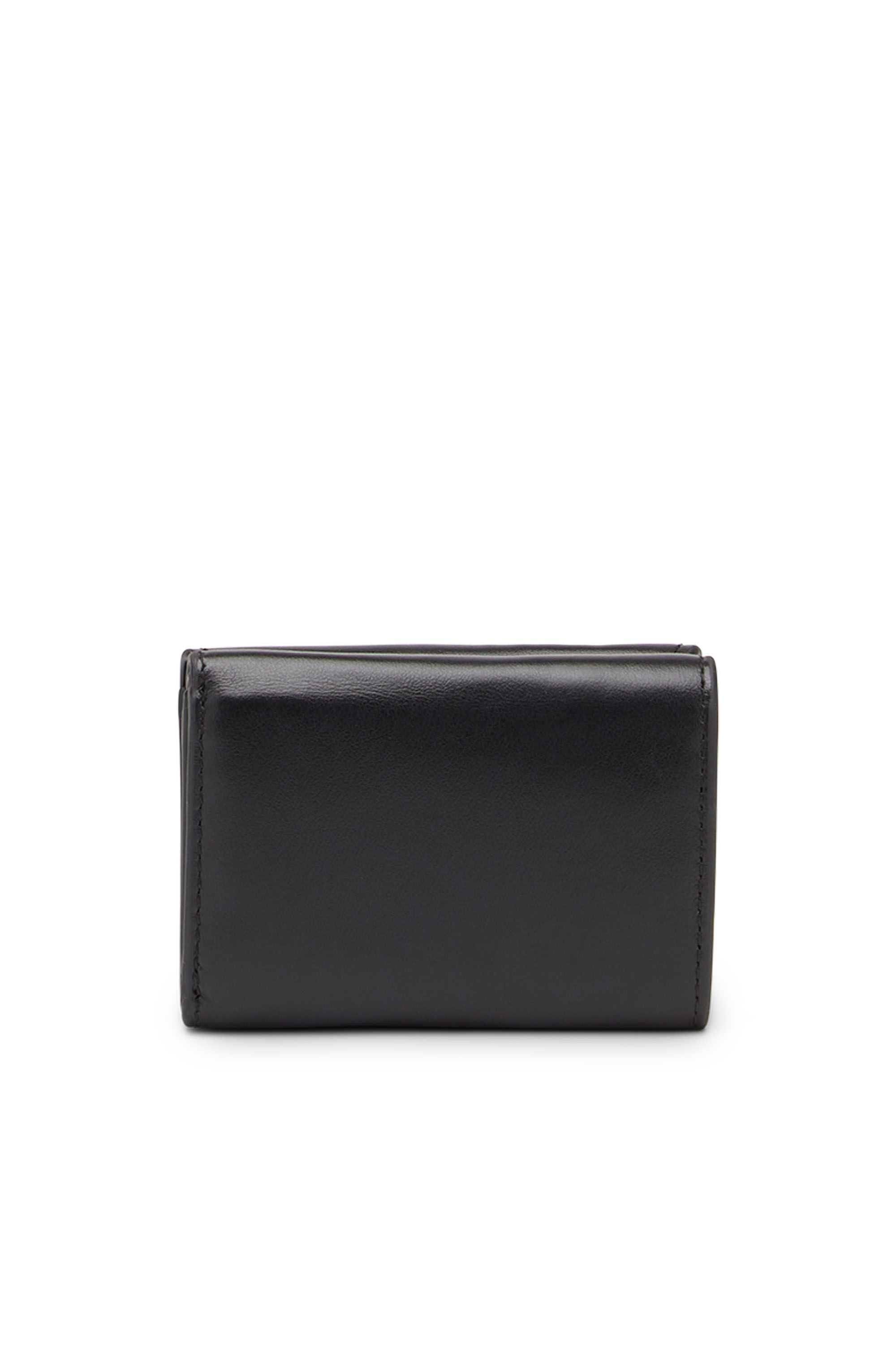 Diesel - LORETTINA, Female's カウレザー三つ折りウォレット in ブラック - 2