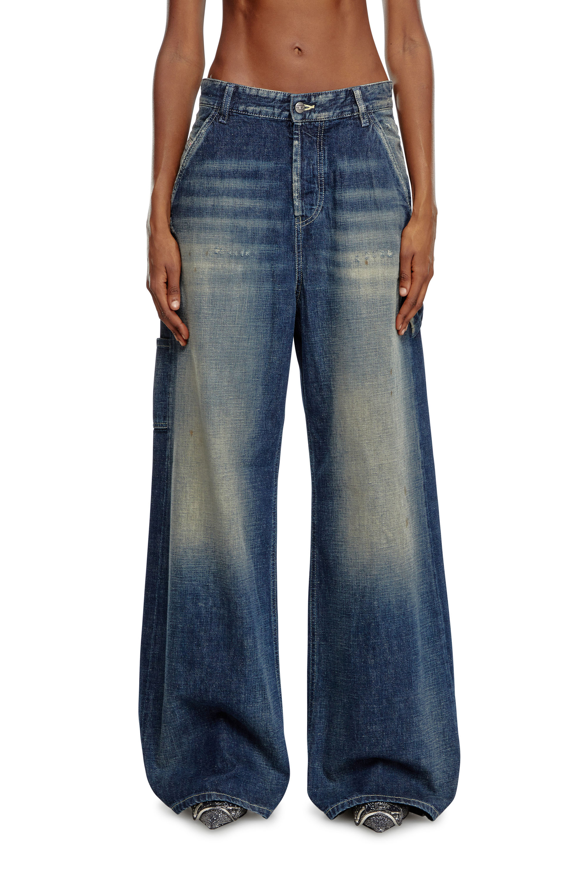 Relaxed Jeans 1996 D-Sire 09J91, ダークブルー Diesel - Female's Relaxed Jeans 1996 D-Sire 09J91, ダークブルー - 3
