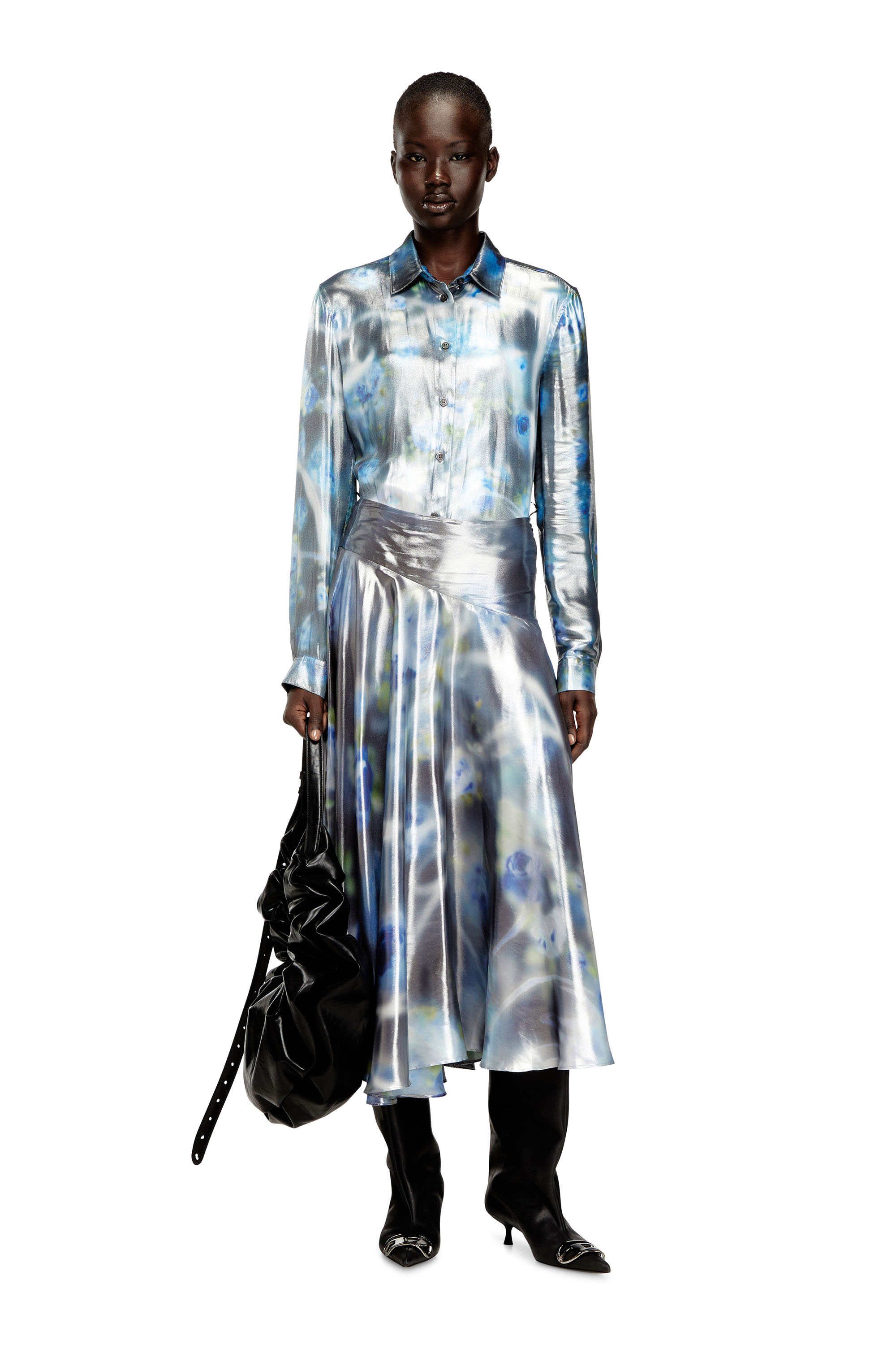 Diesel - C-RONOR-S2, Female's シャツ in ブルー - 1