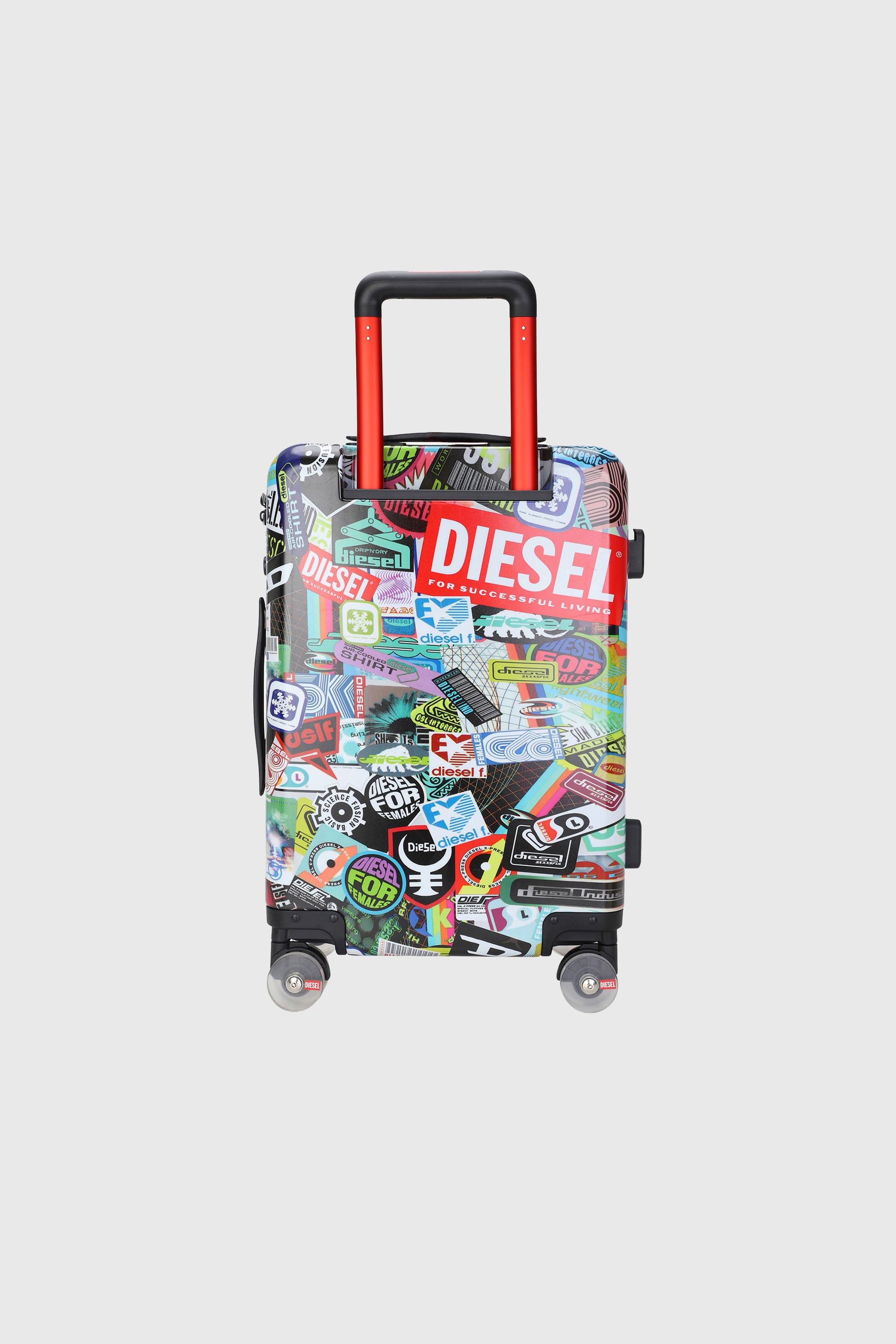 Diesel - DIESEL PC PRINTED TROLLEY-STICKERS- DSL0, Unisex's Sticker style suitcase size S in マルチカラー - 2