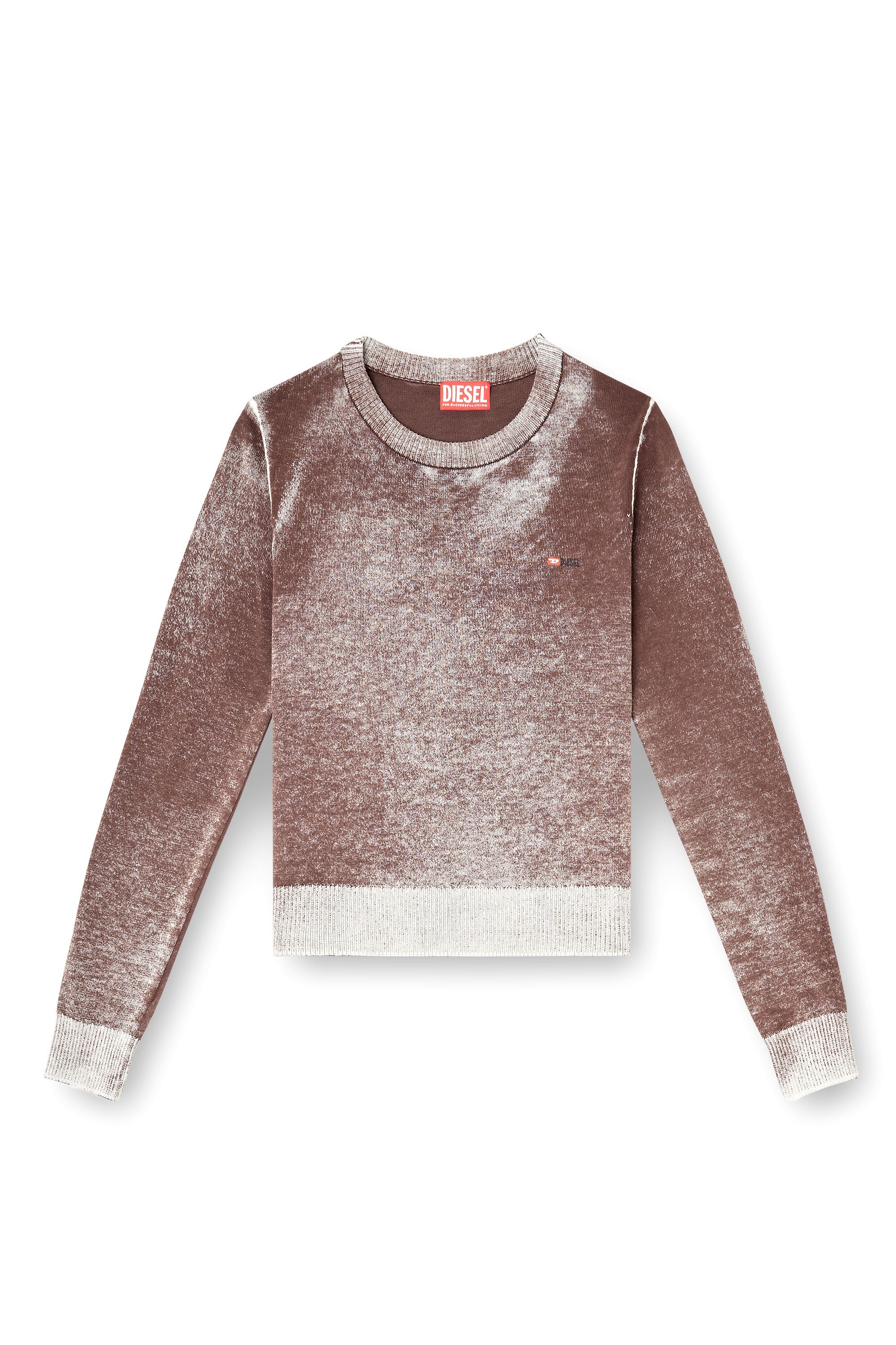 Diesel - M-LOVRE, Female's プルオーバーニット in ブラウン - 2