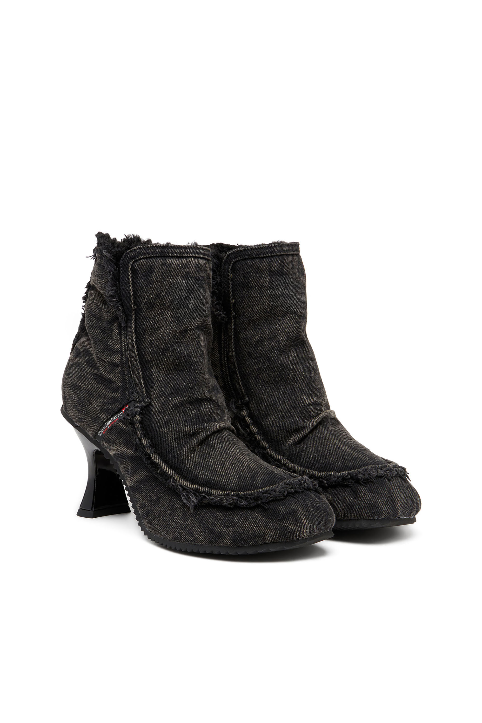 Diesel - D-WOODSTOCK HEEL AB, Female's アンクルブーツ in ブラック - 2