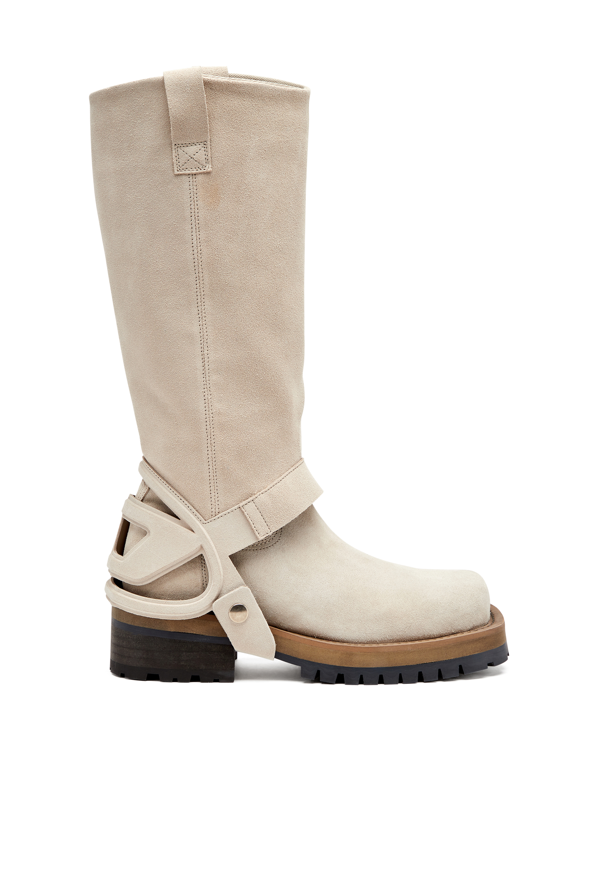 Diesel - D-TEXAN 2IN1 CH, Female's D-Texan-High and low Texan biker boot in ライトブラウン - 1
