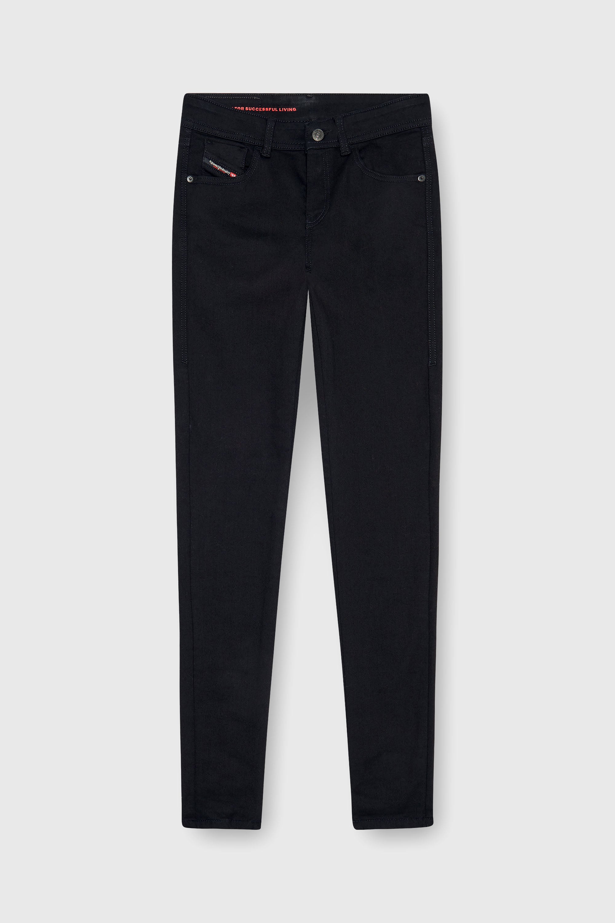 Diesel - Female's Skinny Jeans 2017 Slandy 069EF, ブラック/ダークグレー - 2