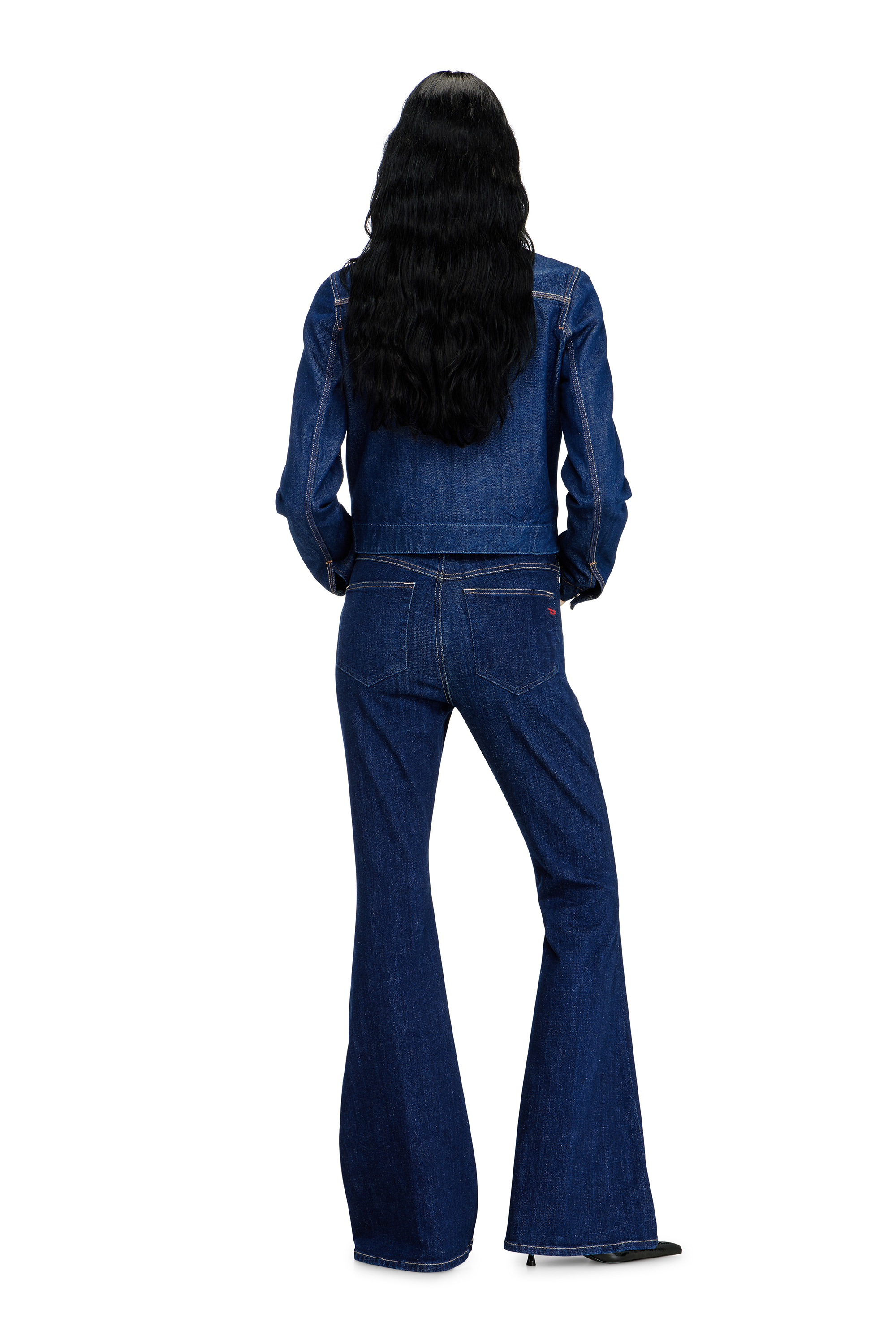 Diesel - Female's Bootcut Jeans 1973 D-Partt 09Q03, ダークブルー - 3