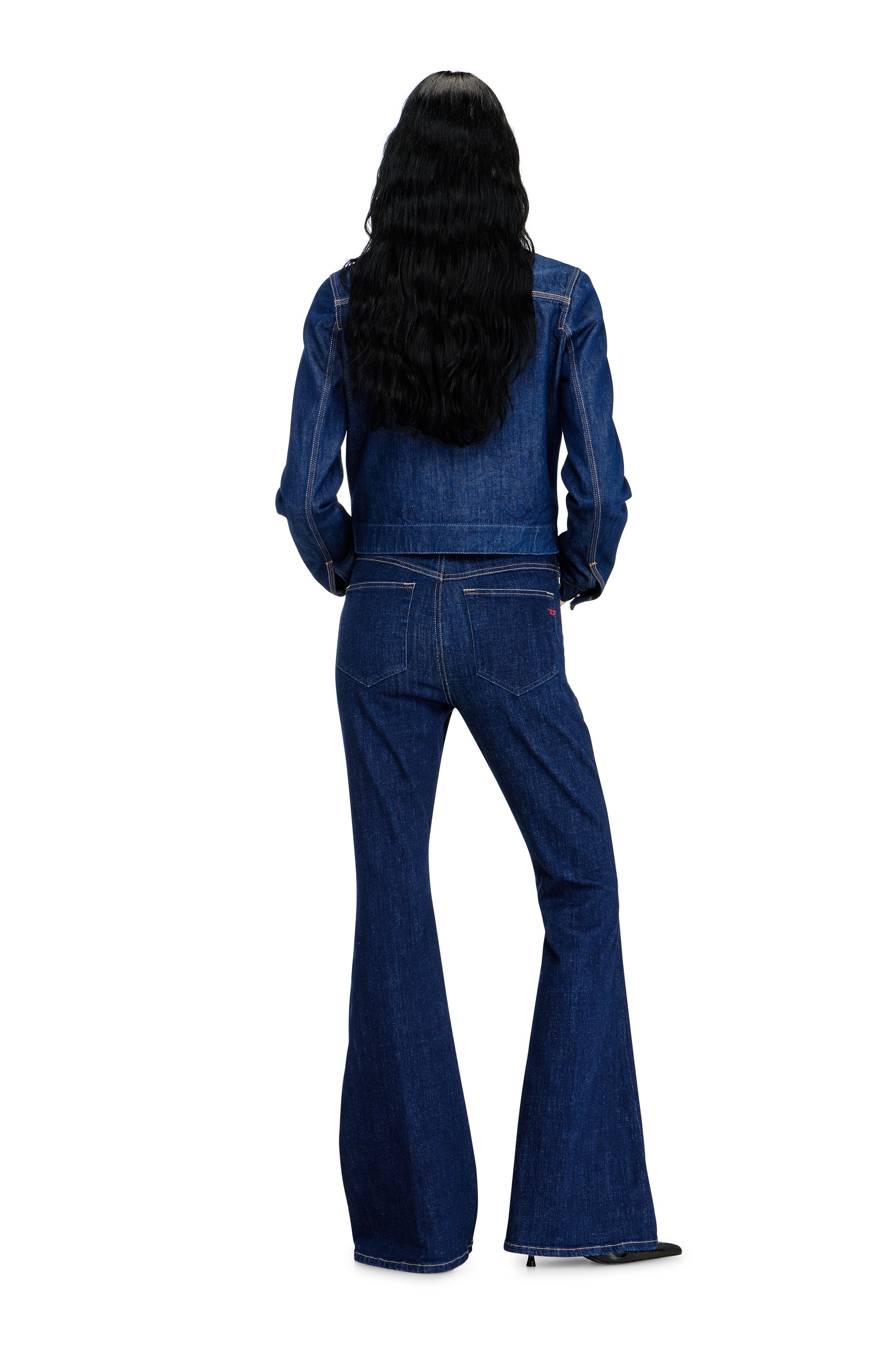 Diesel - Female's Bootcut Jeans 1973 D-Partt 09Q03, ダークブルー - 3