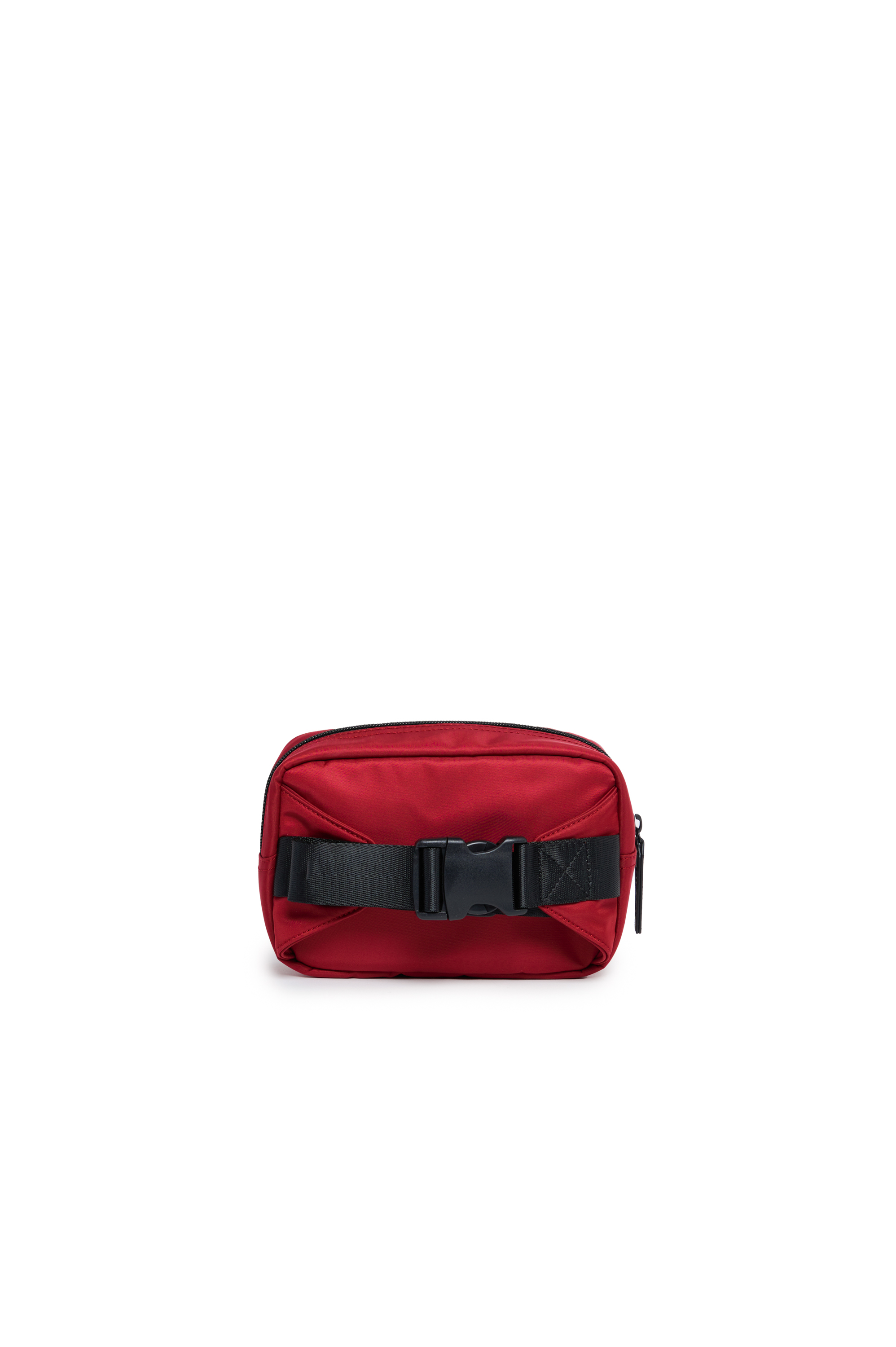 Diesel - WDEMBOSSED, Unisex's Nylon belt bag with embossed logo in レッド - 2