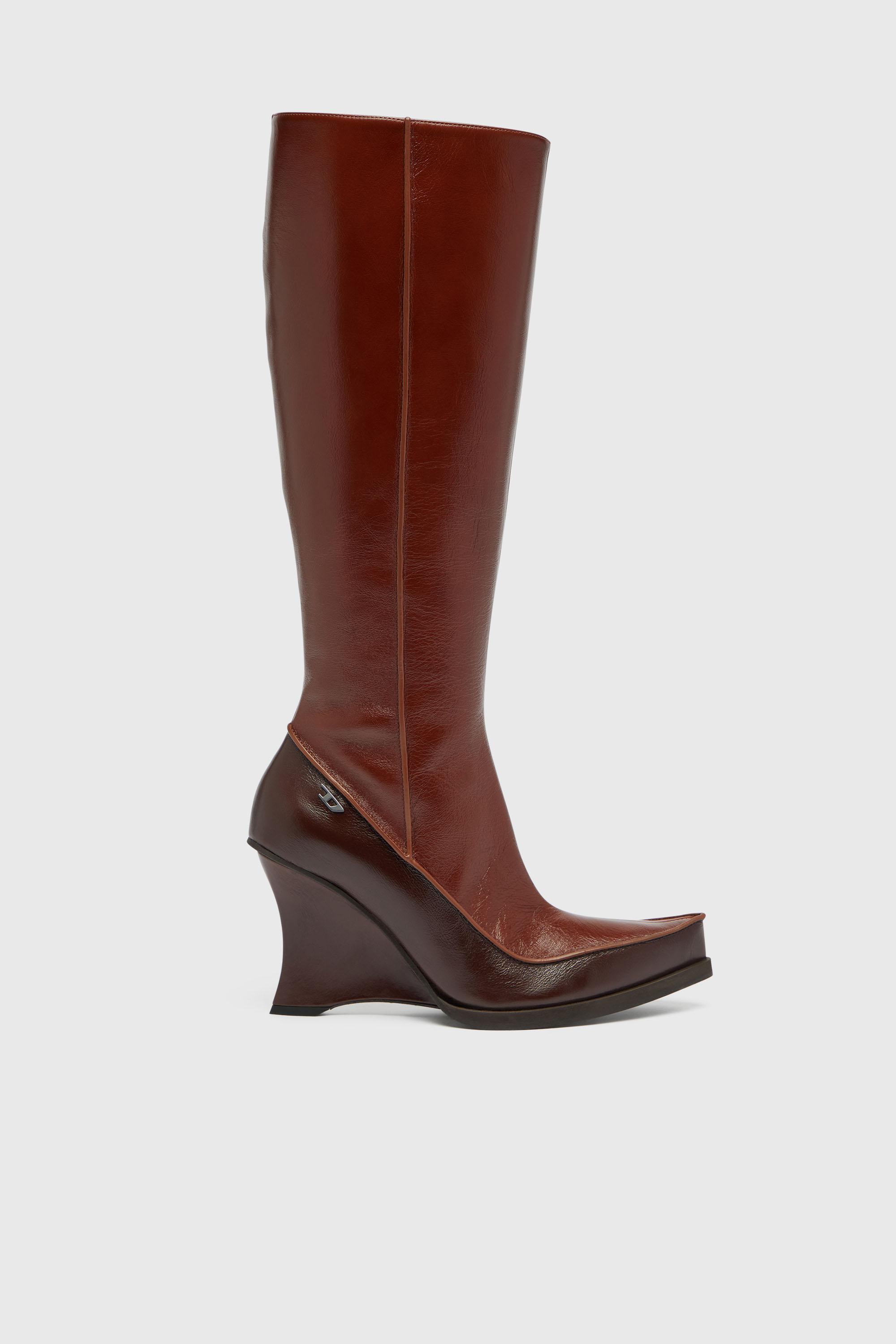 Diesel - D-LUCETTE-90-KB W, Female's D-Lucette-Knee-high boots in leather in null - 1