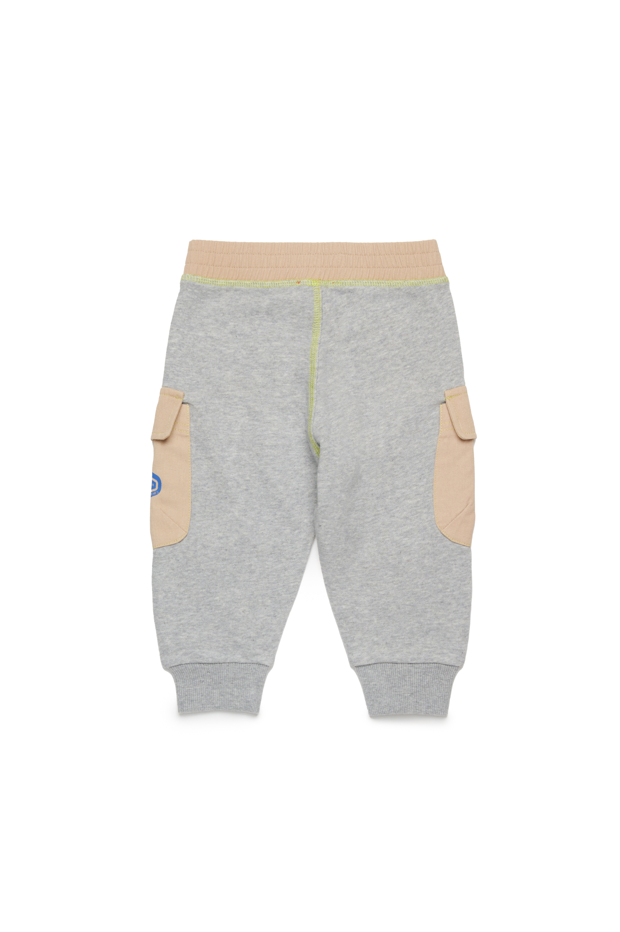 Diesel - PARDIB, Male's Cargo sweatpants in gabardine and jersey in ライトブラウン - 2