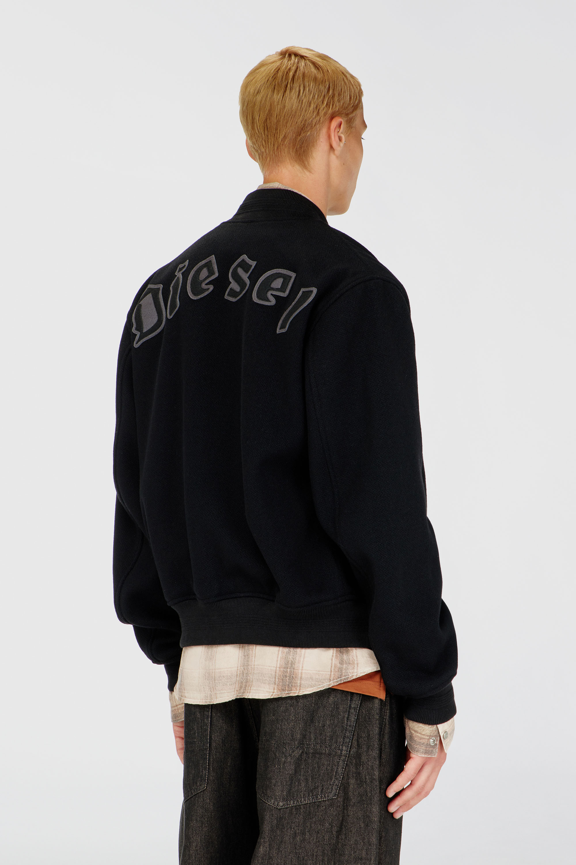 Diesel - J-ARRY-WRD, Male's ボンバージャケット in ブラック - 5